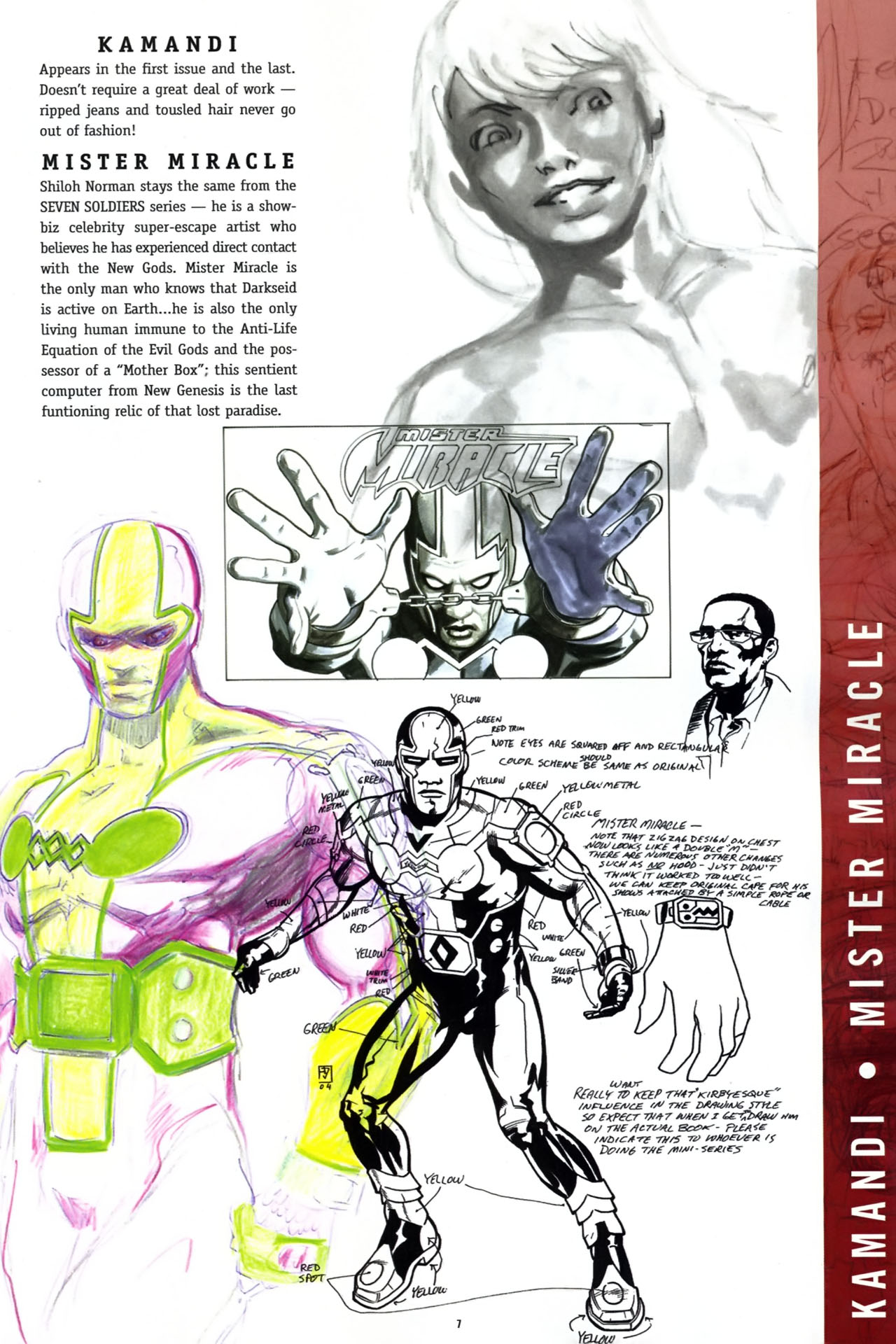 Read online Final Crisis Sketchbook comic -  Issue # Full - 8