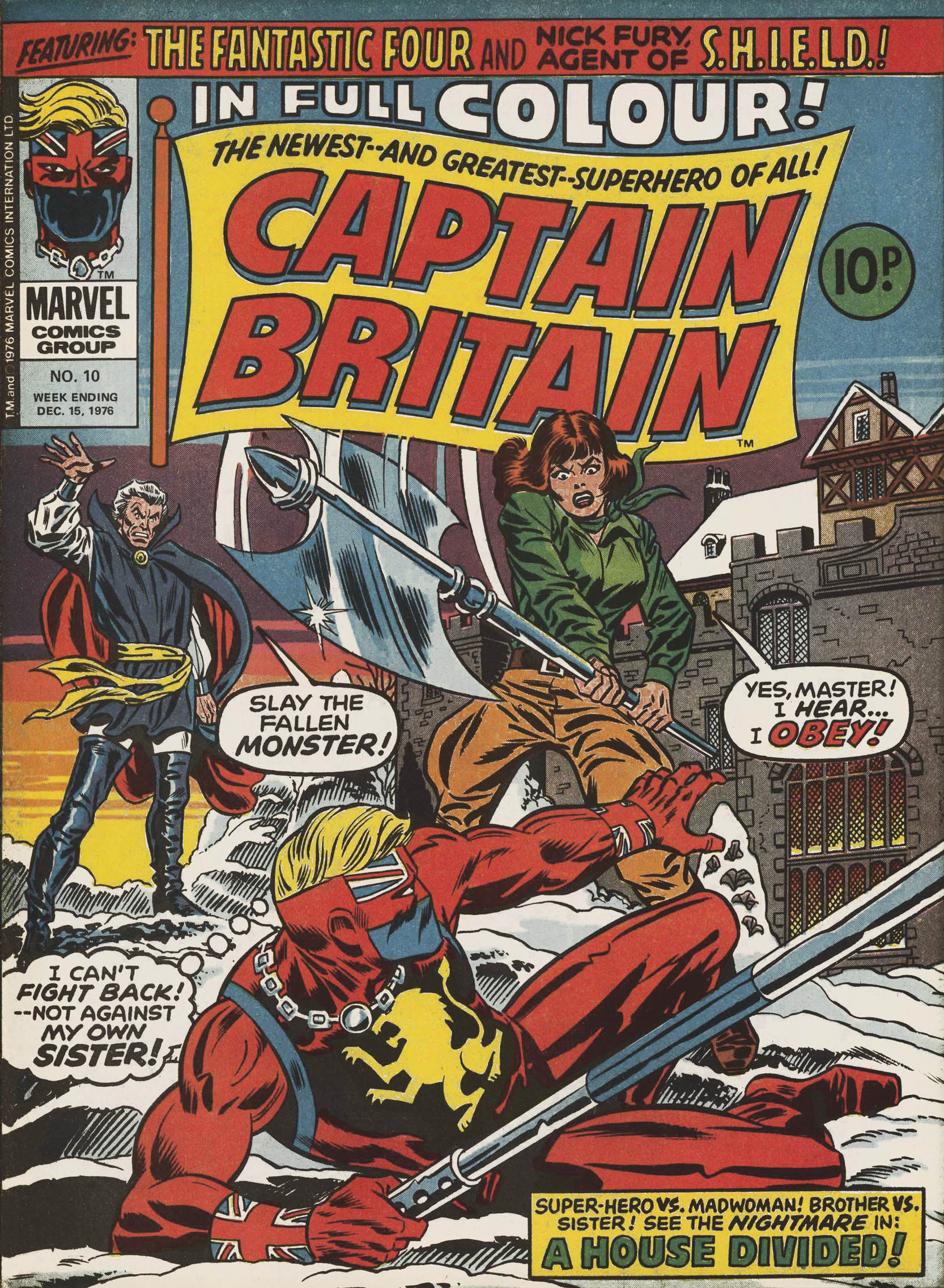 Read online Captain Britain (1976) comic -  Issue #10 - 1