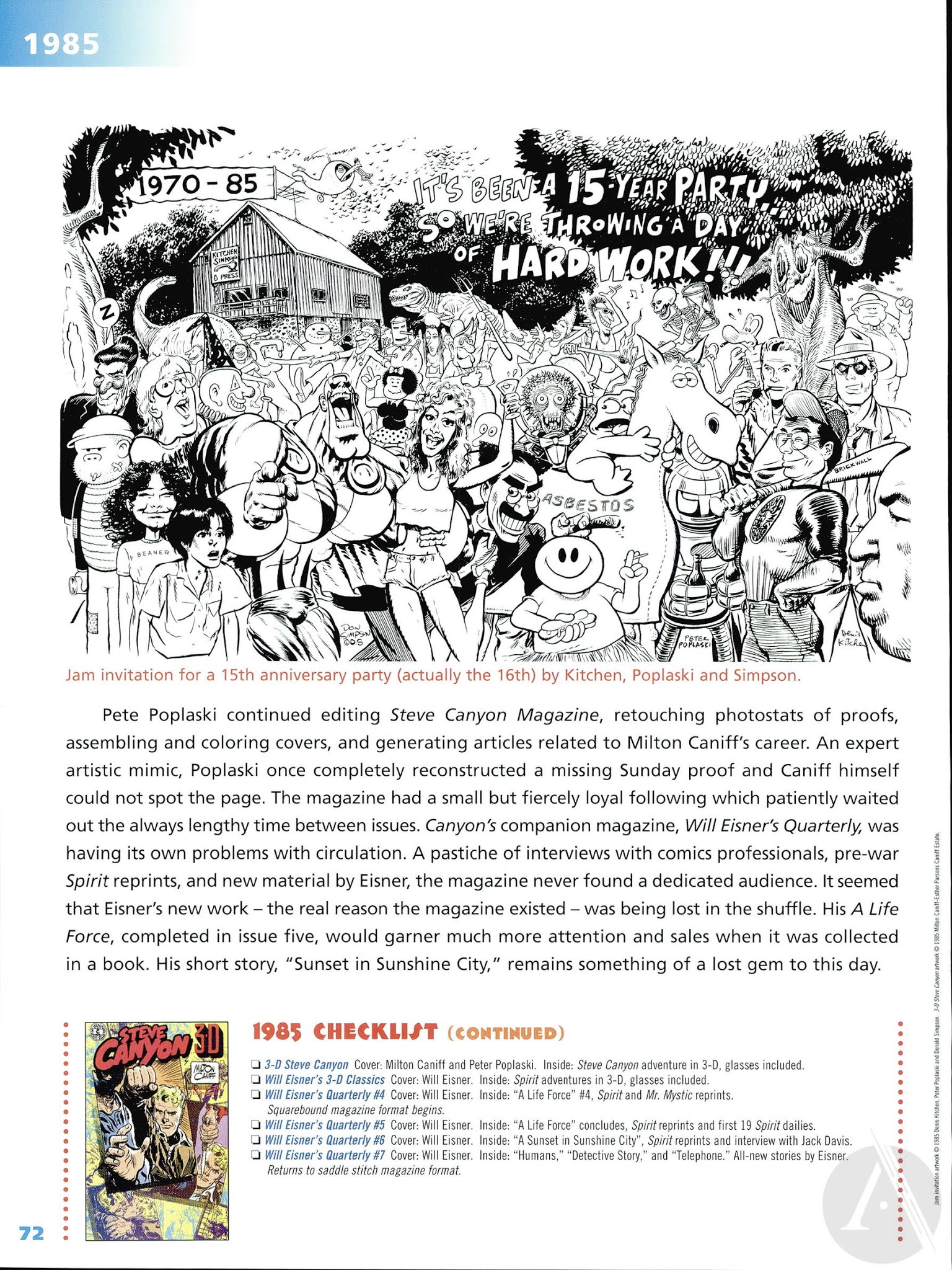 Read online Kitchen Sink Press: The First 25 Years comic -  Issue # TPB - 74