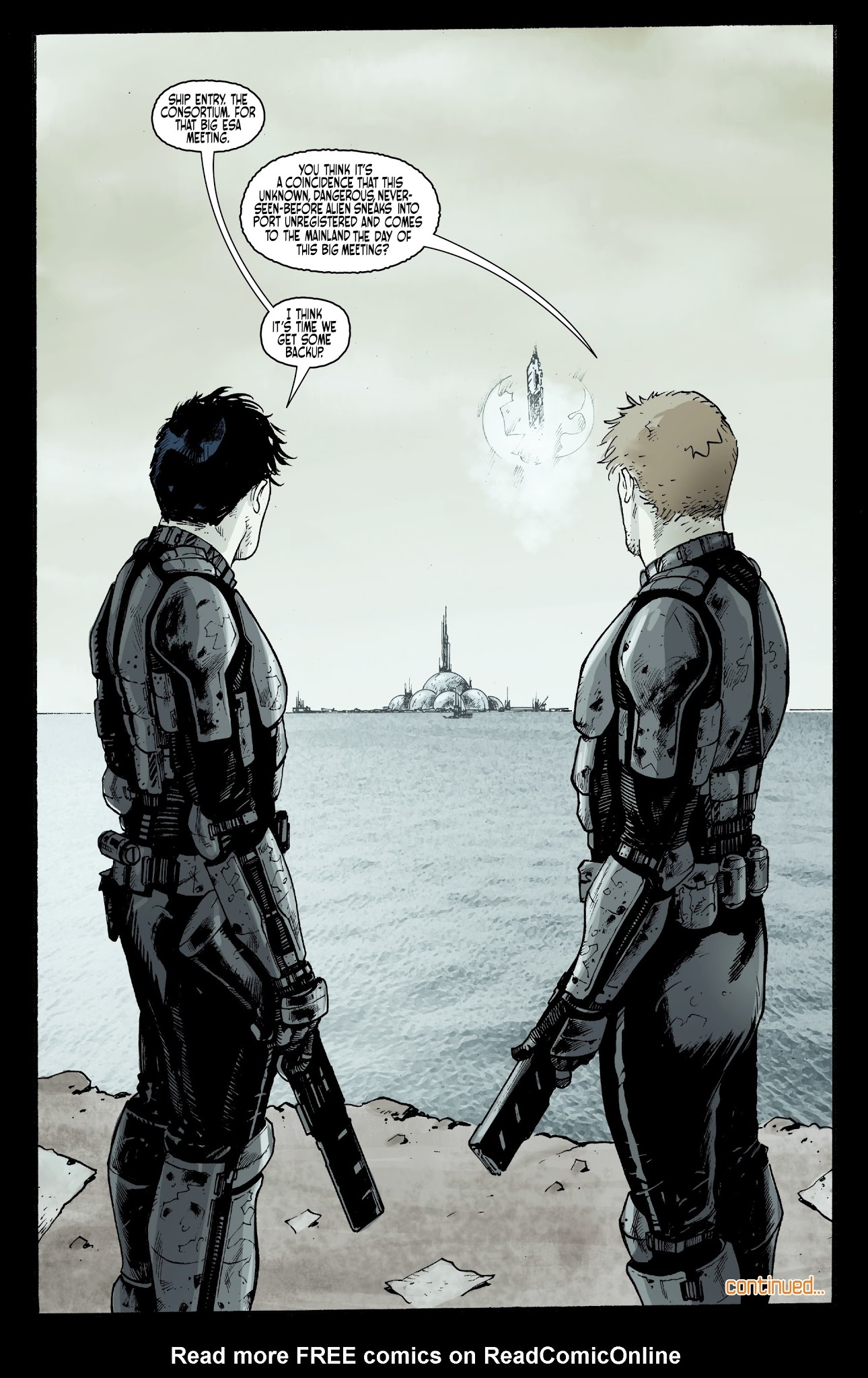 Read online Port of Earth comic -  Issue #2 - 23