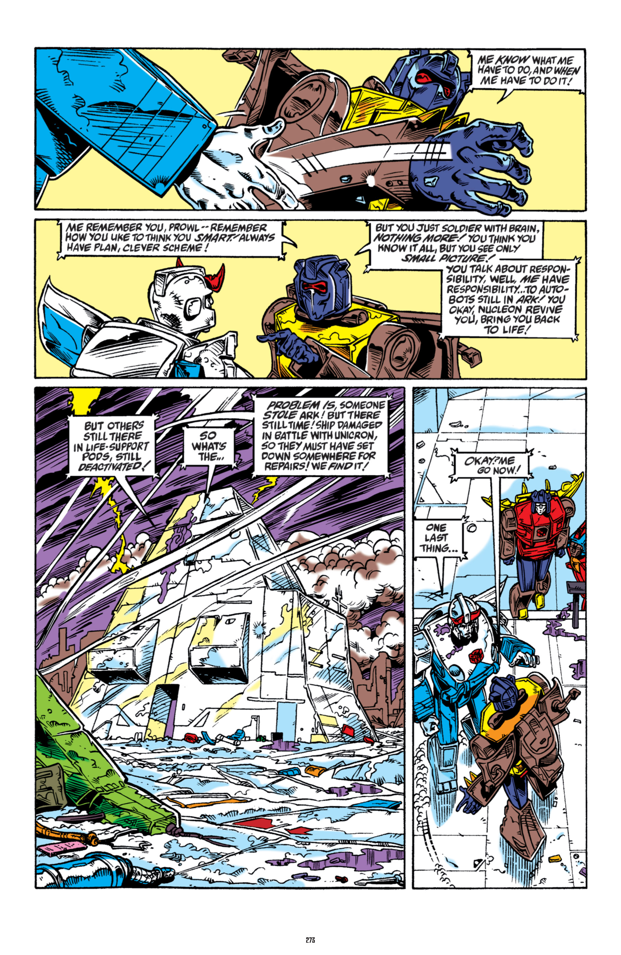 Read online The Transformers Classics comic -  Issue # TPB 6 - 270