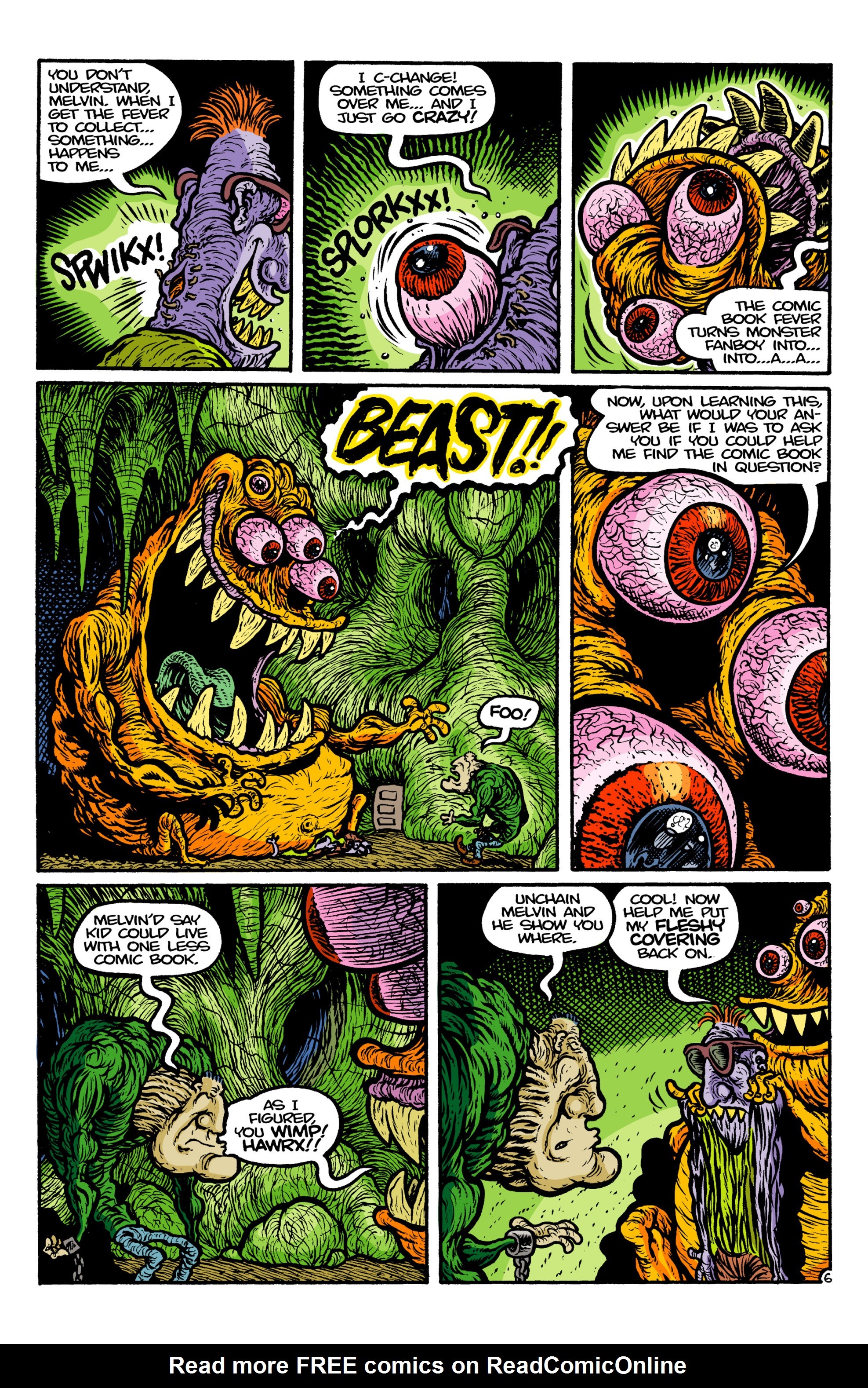Read online Weird Melvin comic -  Issue #2 - 8