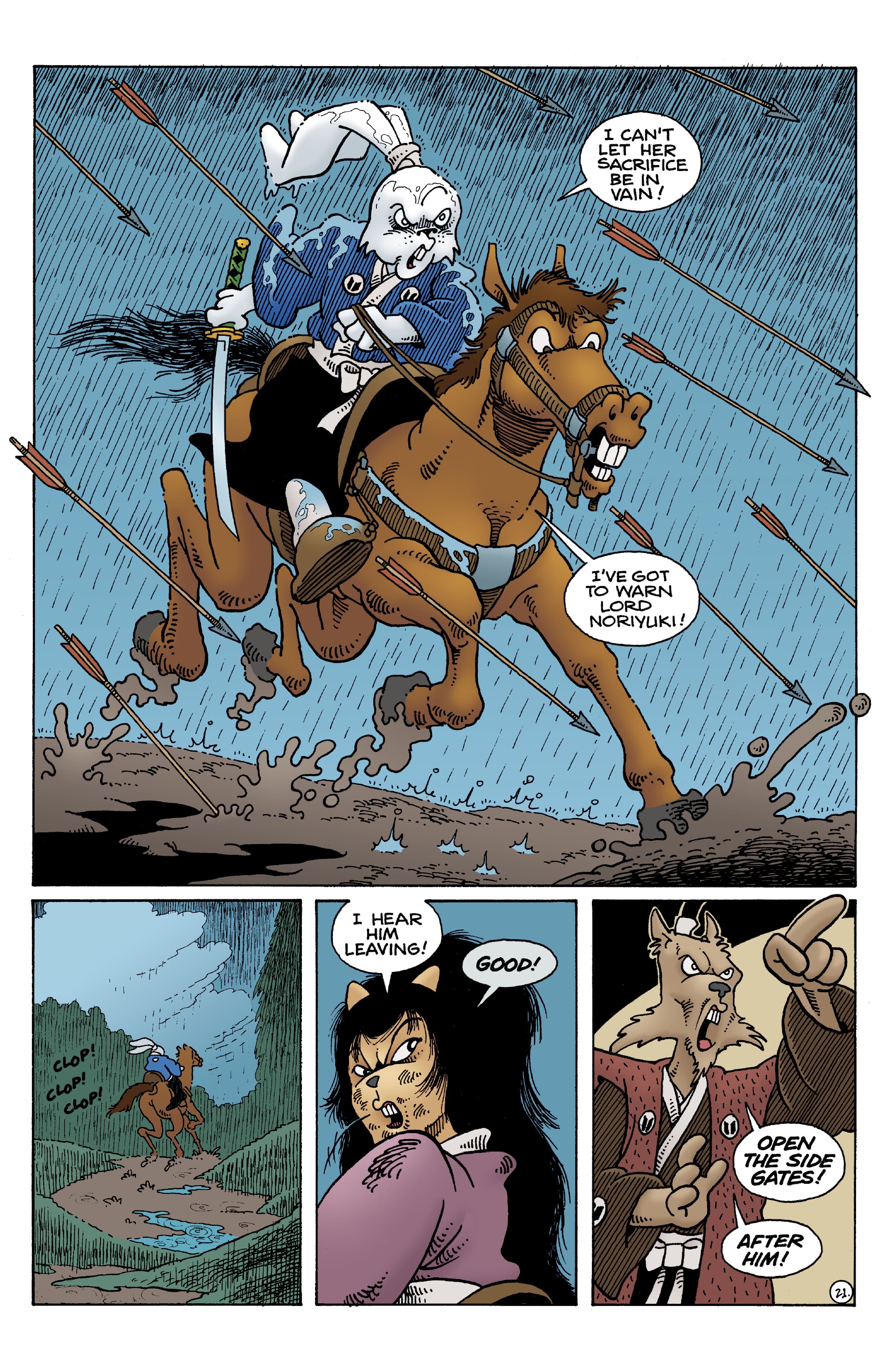 Read online Usagi Yojimbo: The Dragon Bellow Conspiracy comic -  Issue #3 - 23