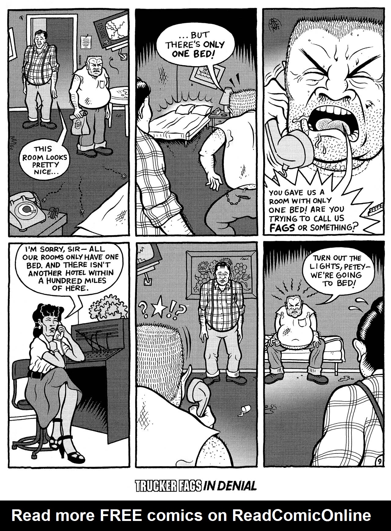 Read online Trucker Fags in Denial comic -  Issue # Full - 11