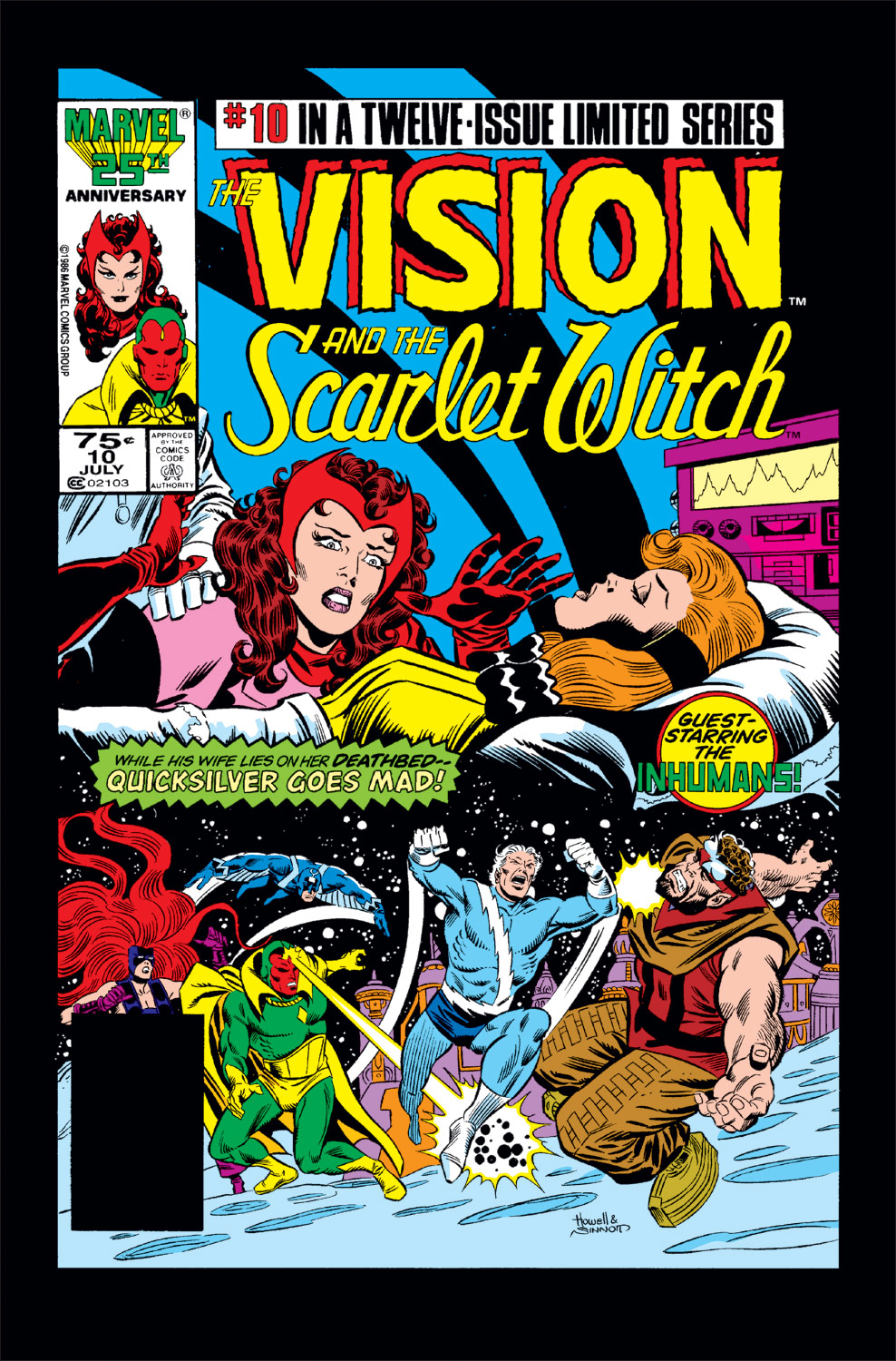 Read online The Vision and the Scarlet Witch (1985) comic -  Issue #10 - 1