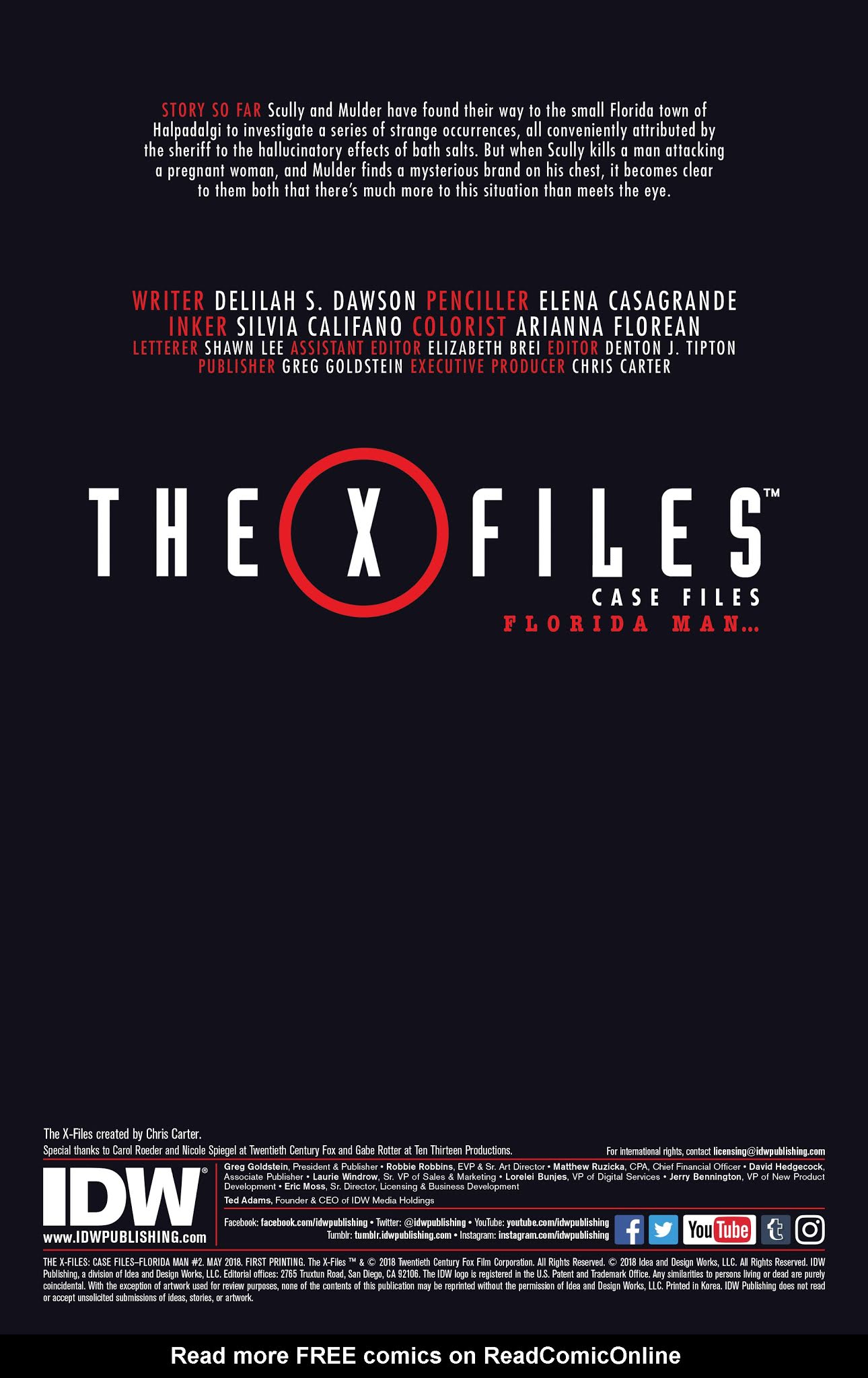 Read online The X-Files: Case Files-Florida Man comic -  Issue #2 - 2