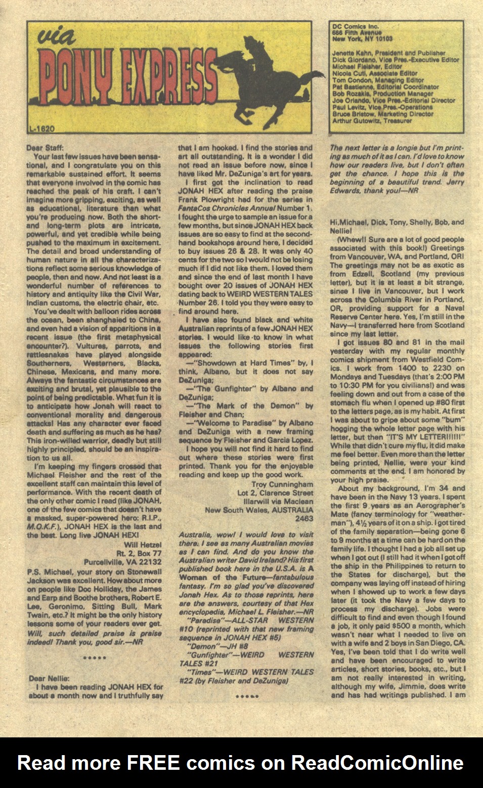Read online Jonah Hex (1977) comic -  Issue #86 - 31