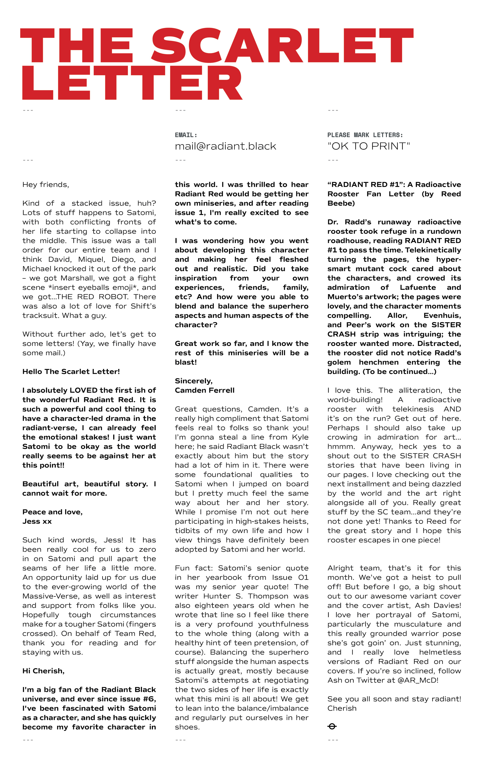 Read online Radiant Red comic -  Issue #3 - 25