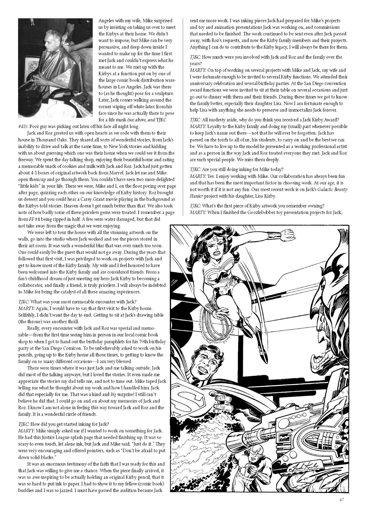 Read online The Jack Kirby Collector comic -  Issue #47 - 48