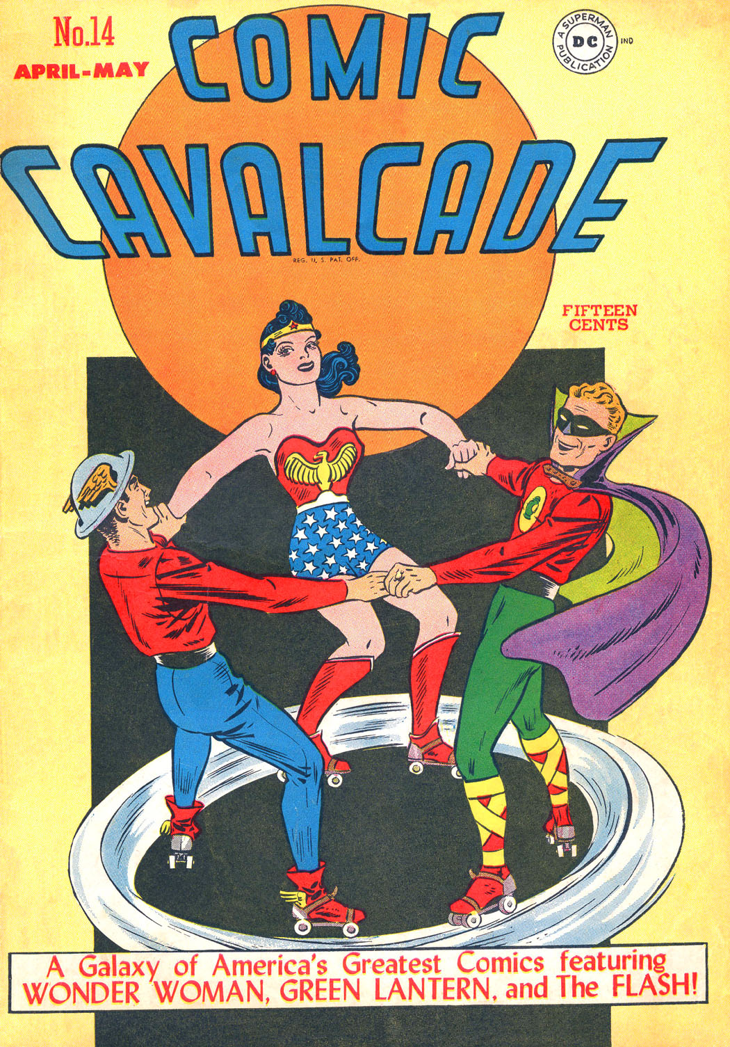 Read online Comic Cavalcade comic -  Issue #14 - 1