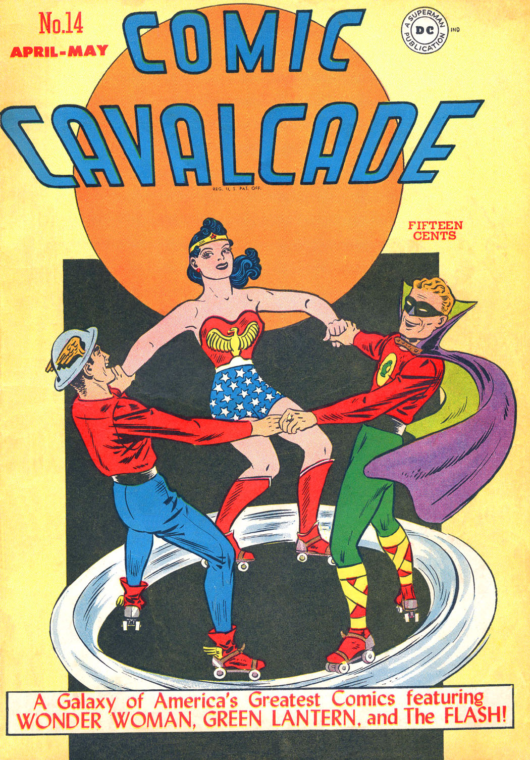 Read online Comic Cavalcade comic -  Issue #14 - 1