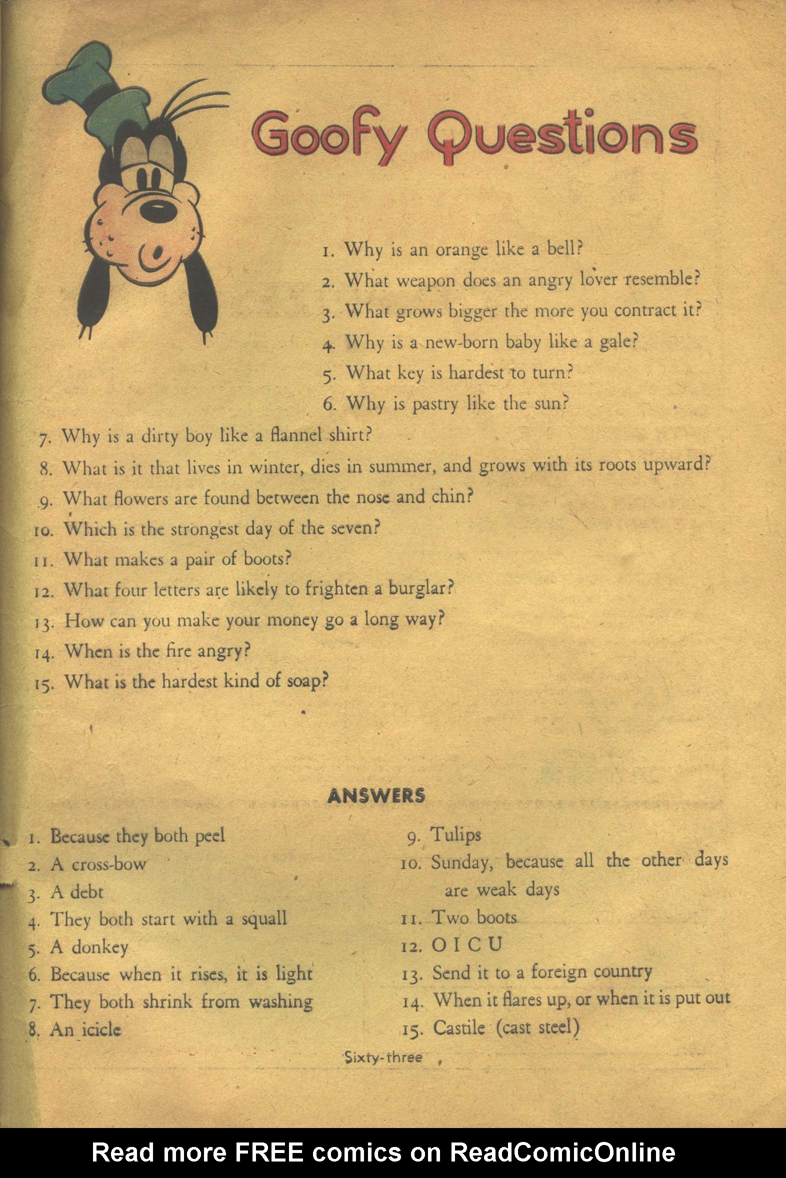 Read online Walt Disney's Comics and Stories comic -  Issue #22 - 65