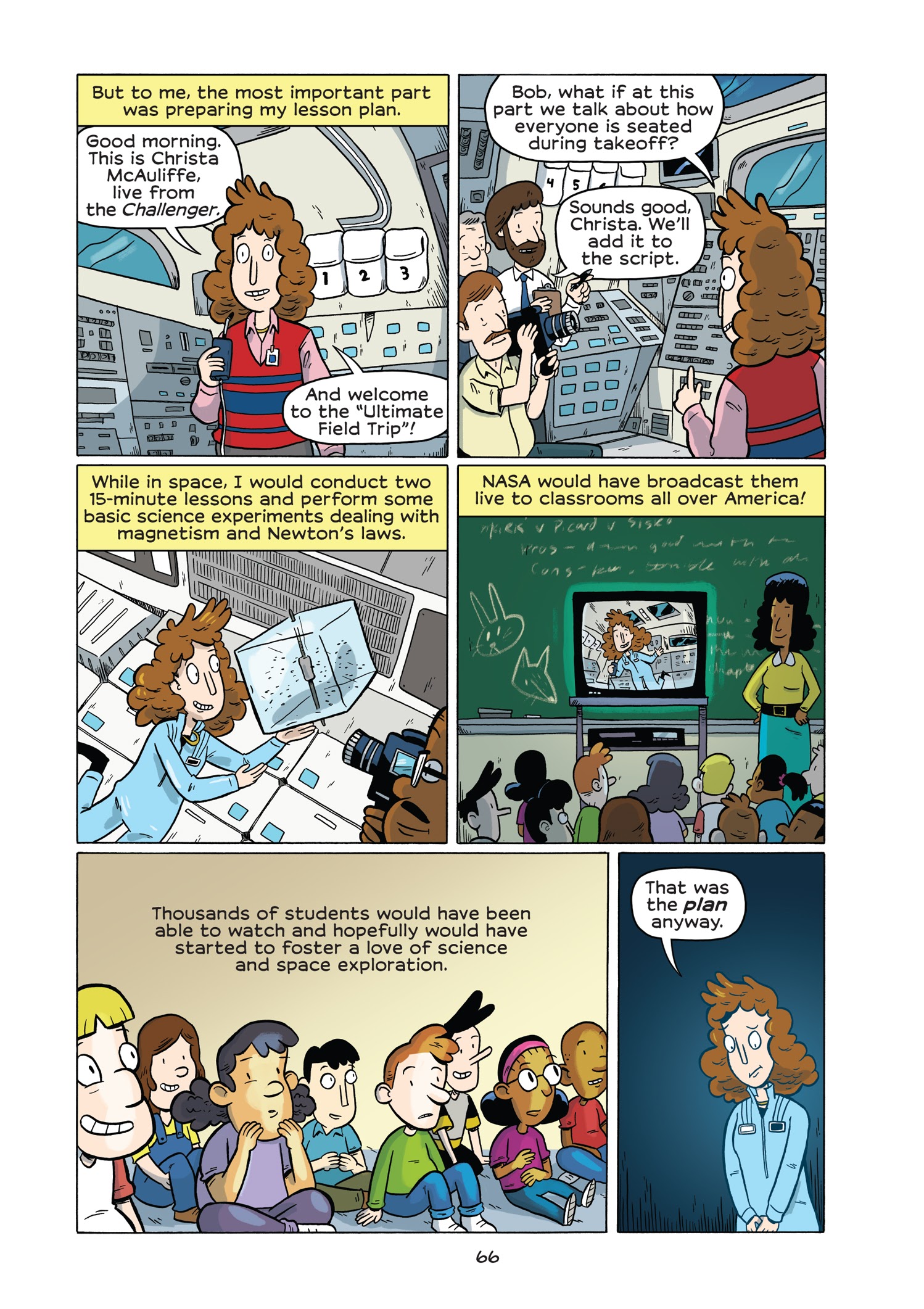 Read online History Comics comic -  Issue # The Challenger Disaster: Tragedy in the Skies - 72