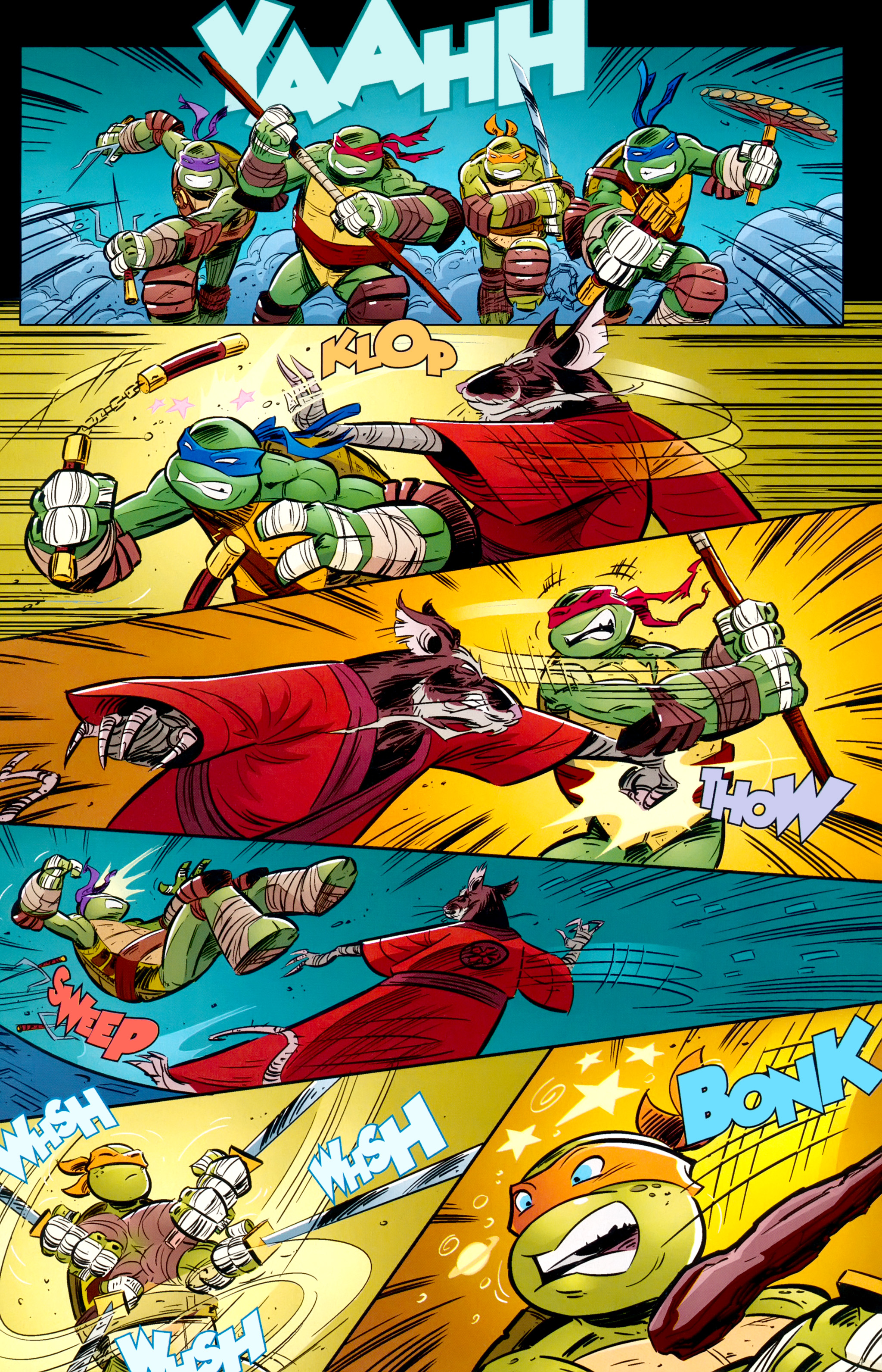 Read online Teenage Mutant Ninja Turtles New Animated Adventures Free Comic Book Day comic -  Issue # Full - 6