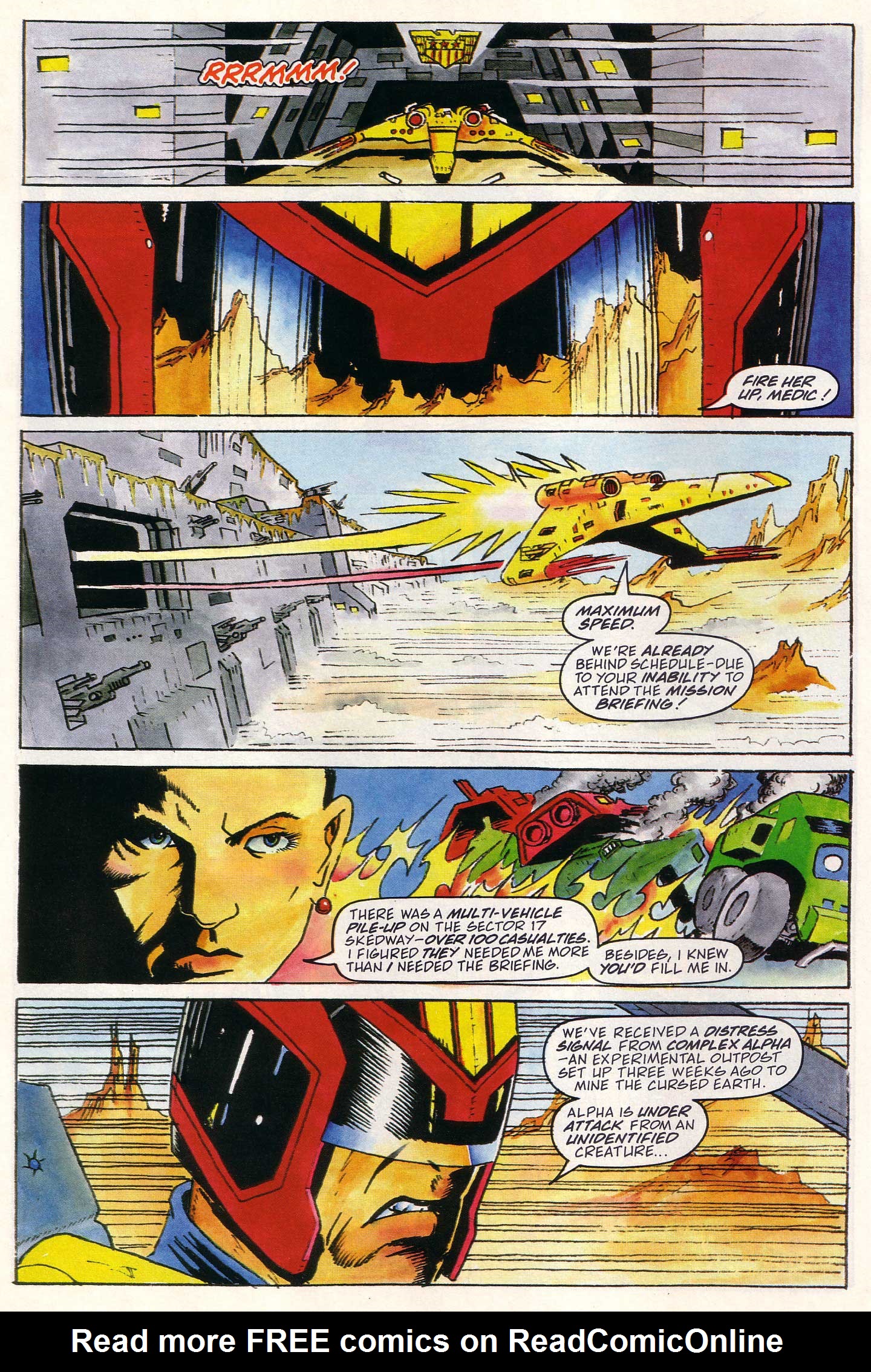 Read online Judge Dredd Lawman of the Future comic -  Issue #17 - 5