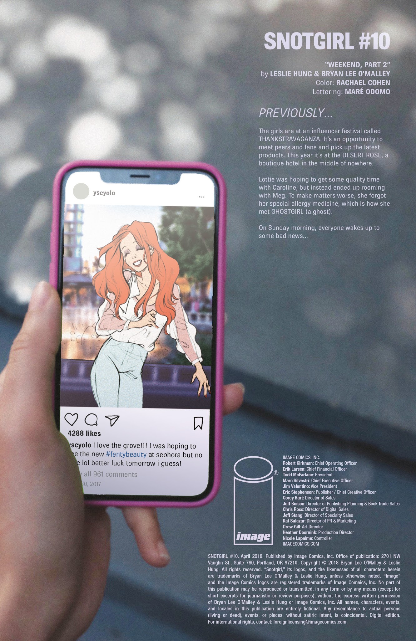 Read online Snotgirl comic -  Issue #10 - 2