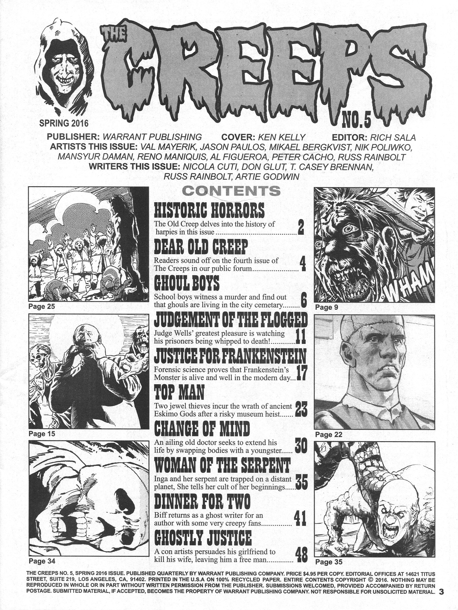 Read online The Creeps comic -  Issue #5 - 3