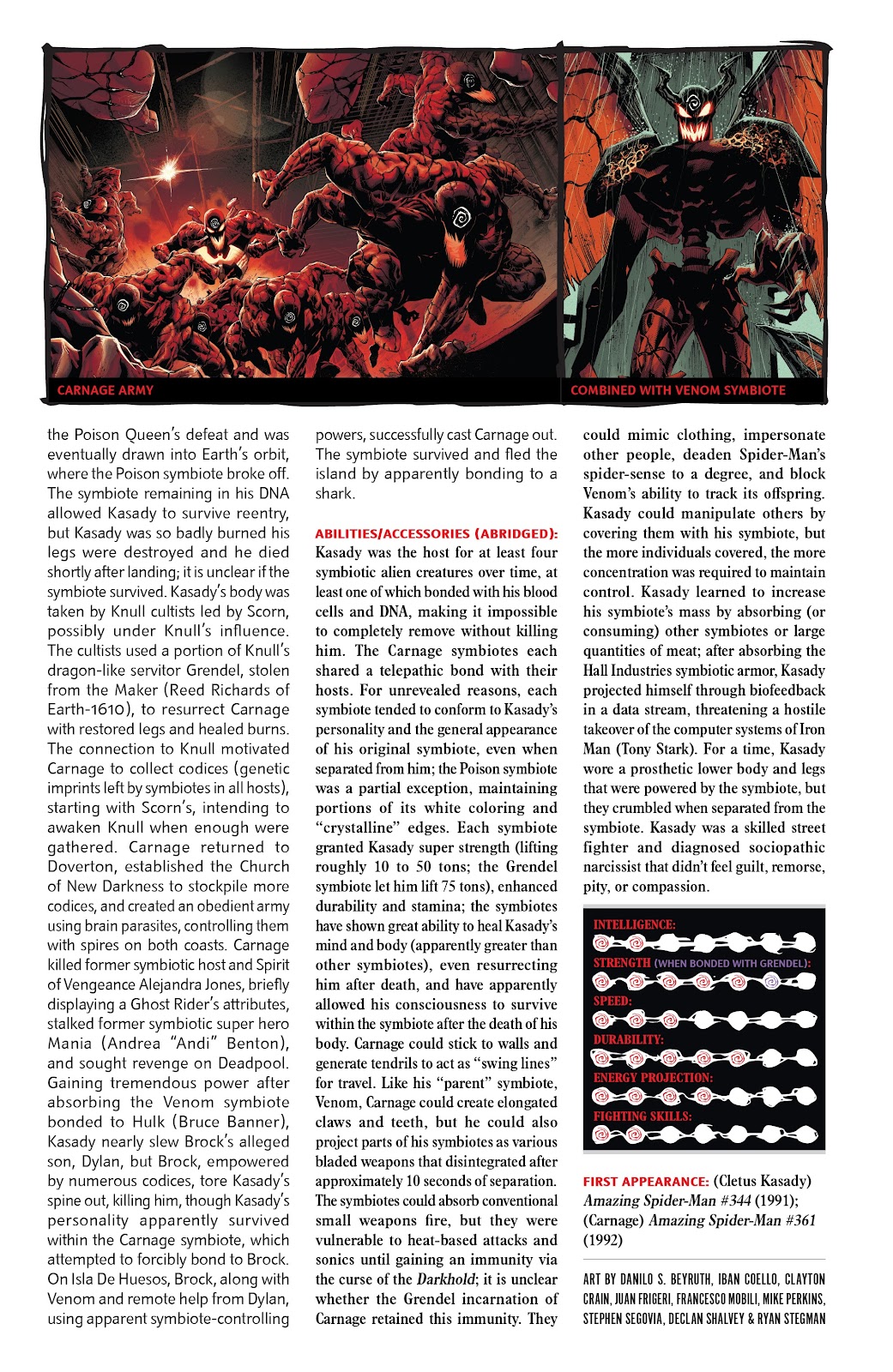 King In Black One-Shots issue Handbook - Page 16