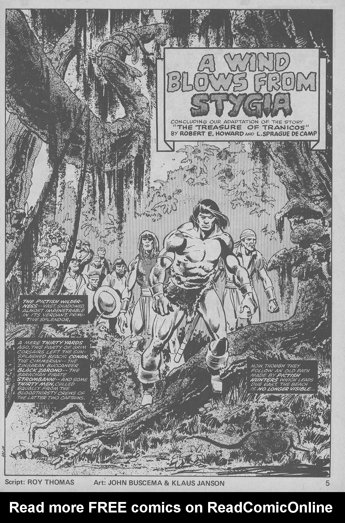 Read online The Savage Sword Of Conan comic -  Issue #48 - 5