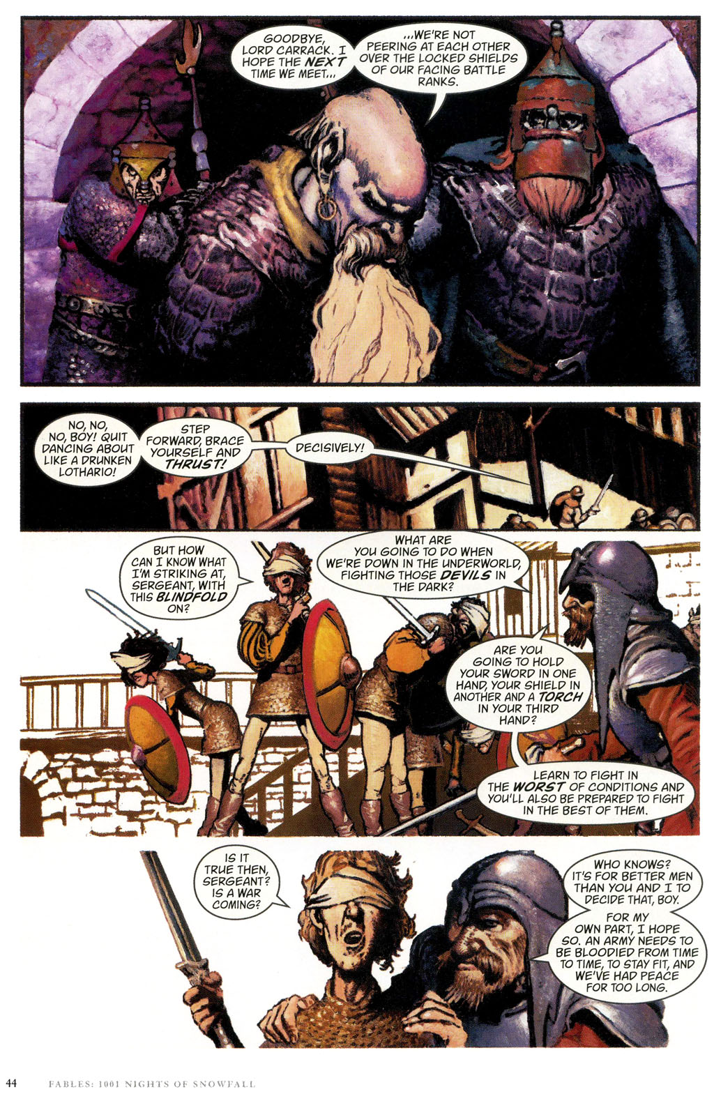 Read online Fables: 1001 Nights of Snowfall comic -  Issue # Full - 44