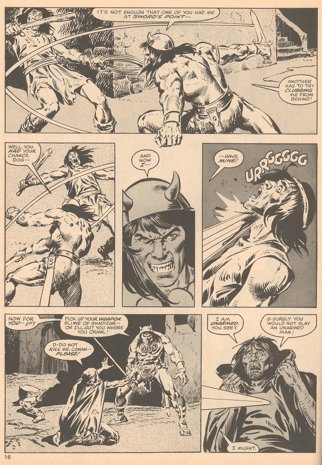 Read online The Savage Sword Of Conan comic -  Issue #56 - 16