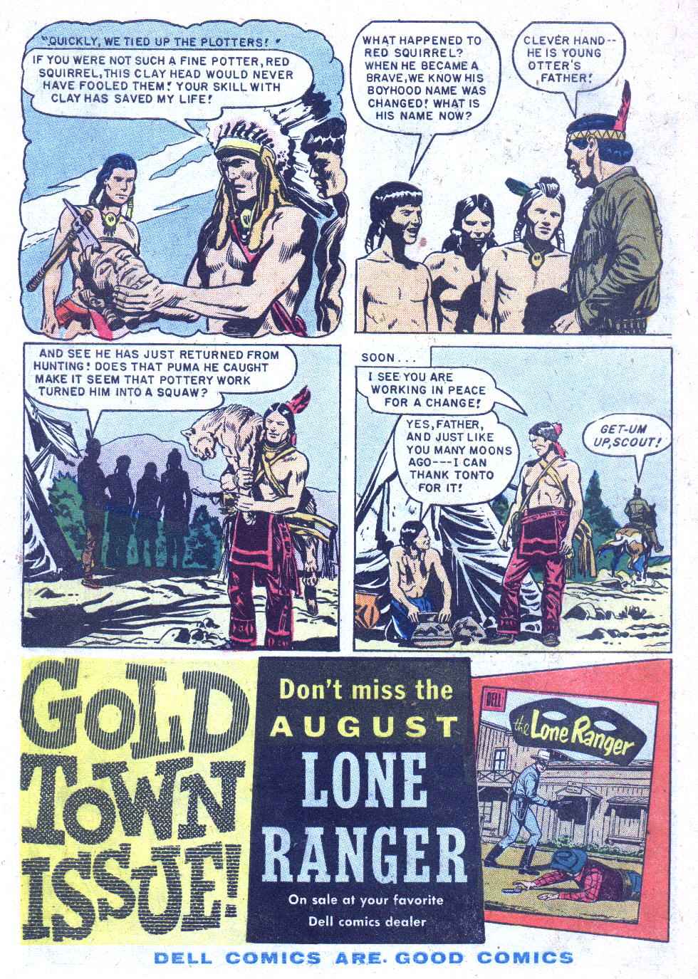 Read online Lone Ranger's Companion Tonto comic -  Issue #32 - 34