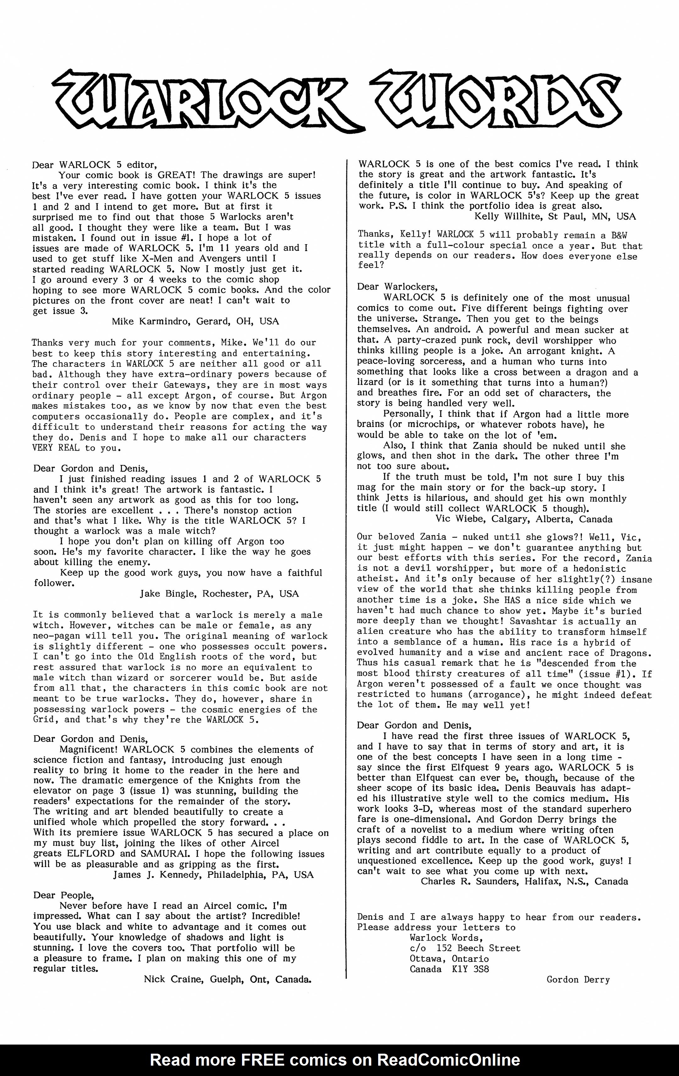 Read online Warlock 5 comic -  Issue #5 - 26