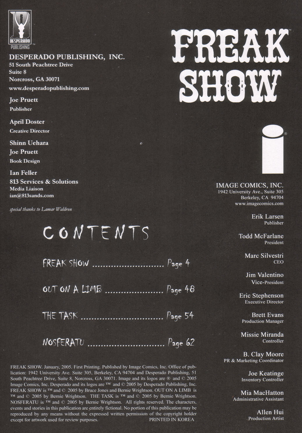 Read online Freak Show comic -  Issue # TPB - 4