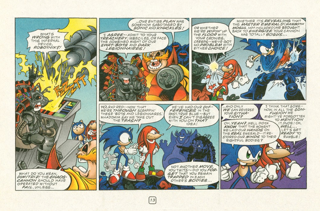 Read online Sonic Super Special comic -  Issue #12 - Sonic and Knuckles visa versa - 16