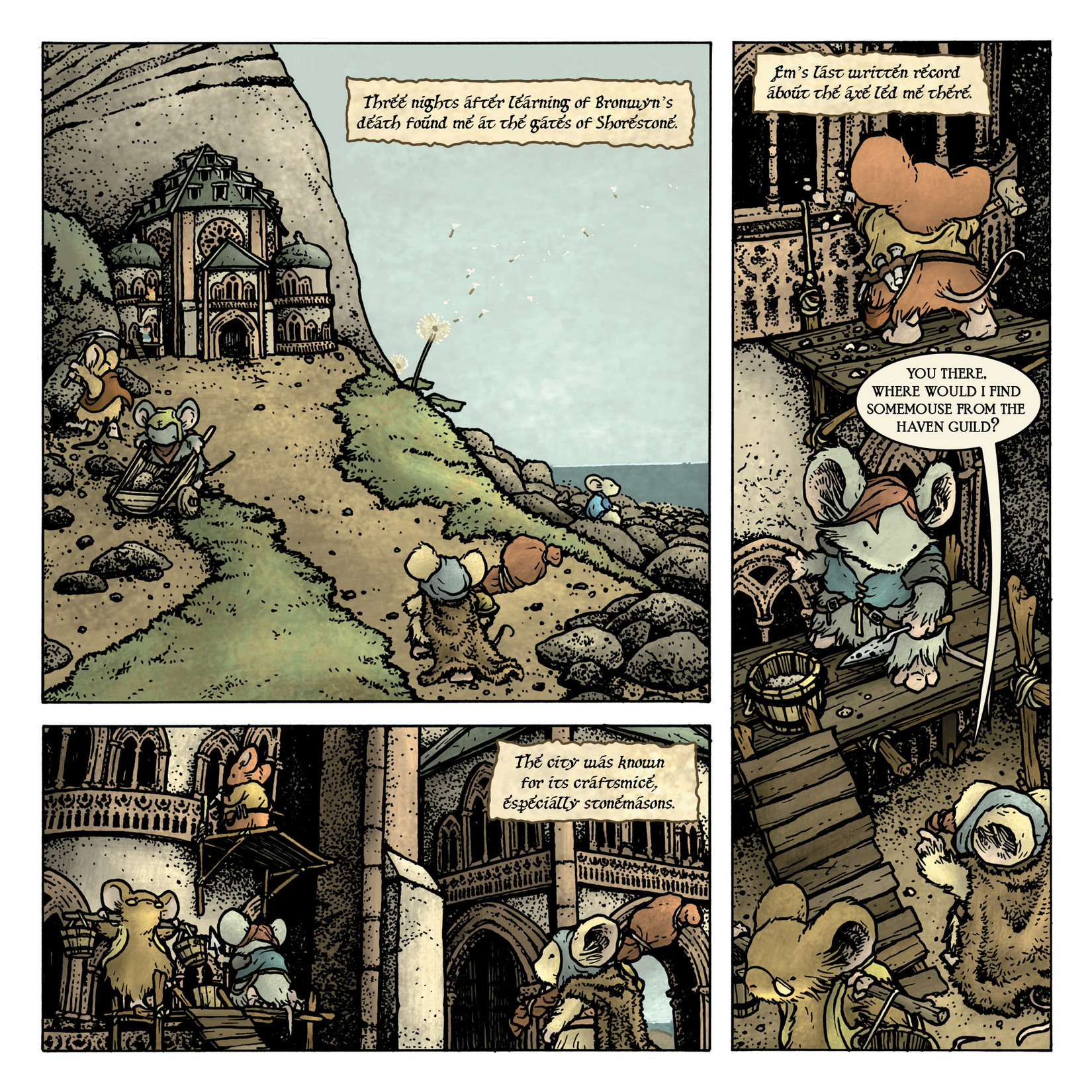 Read online Mouse Guard: The Black Axe comic -  Issue #6 - 3