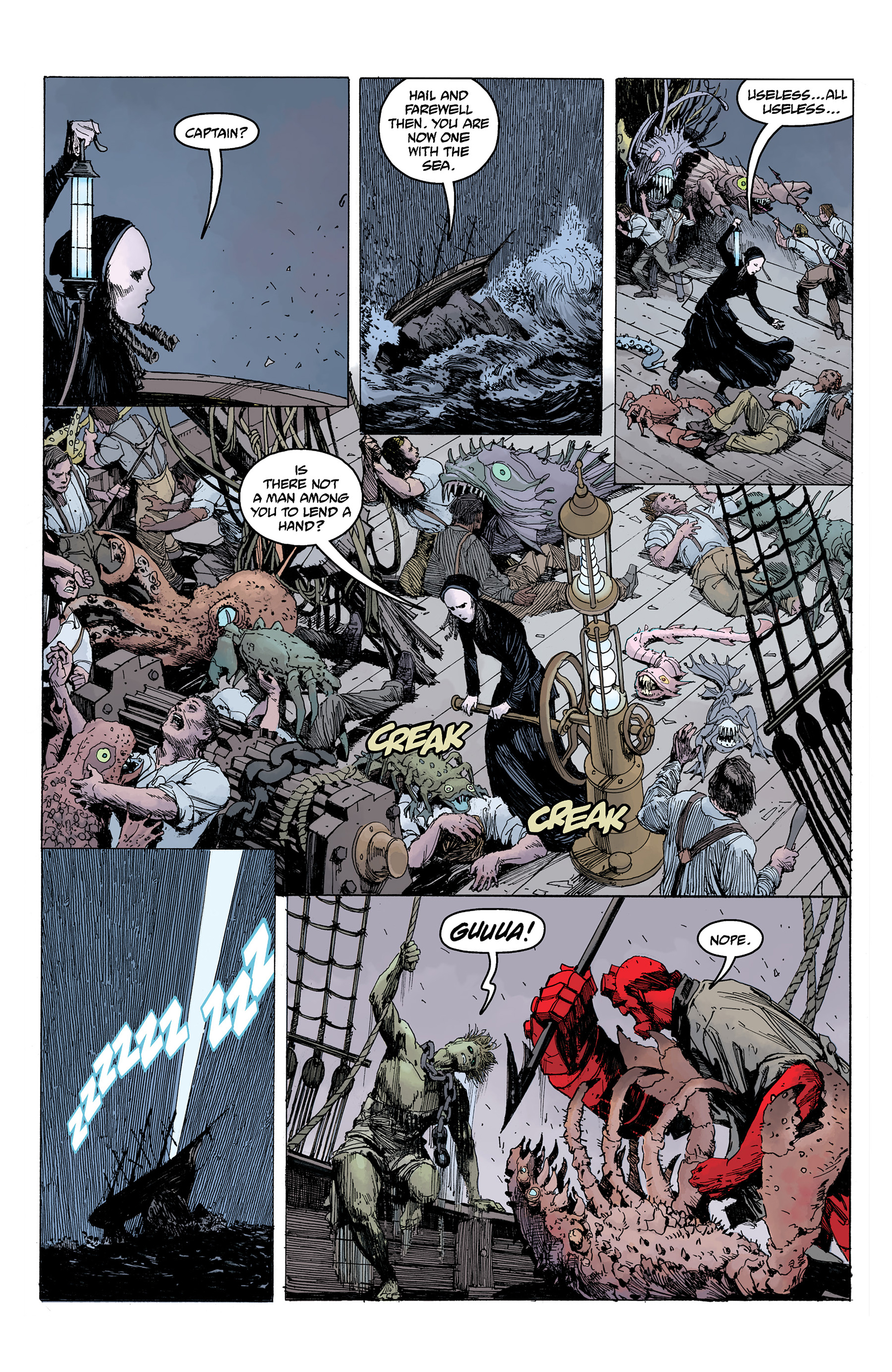 Read online Hellboy: Into the Silent Sea comic -  Issue # Full - 48