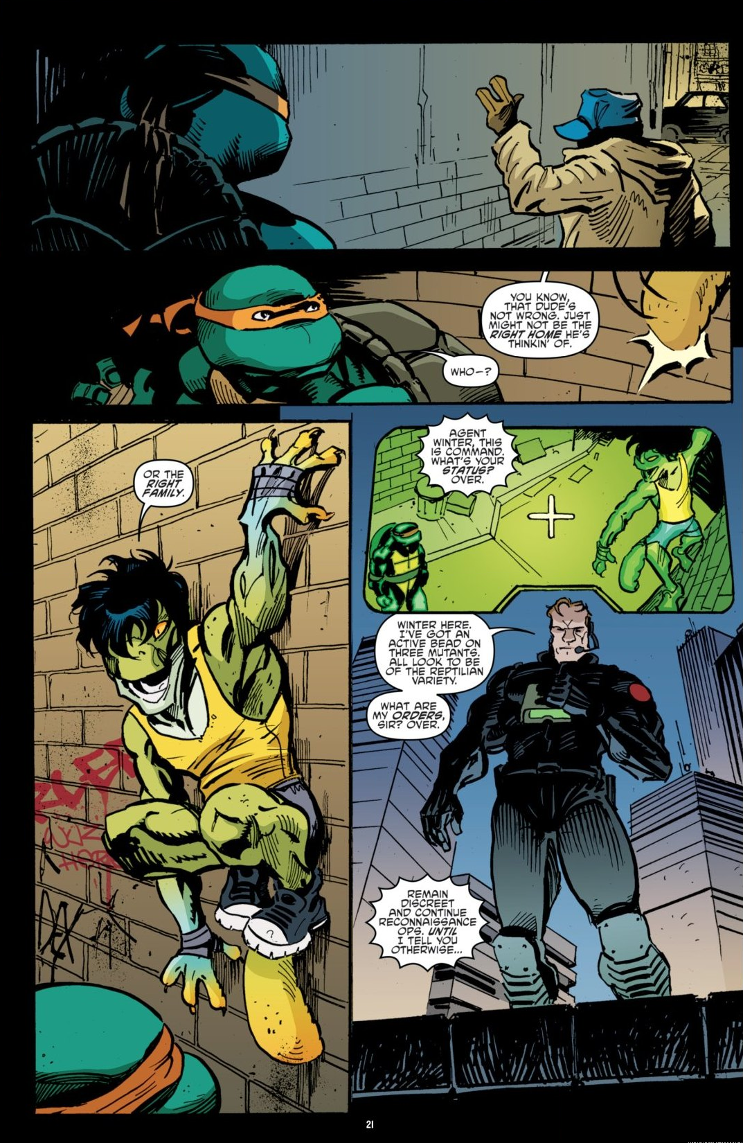 Read online Teenage Mutant Ninja Turtles: The IDW Collection comic -  Issue # TPB 7 (Part 1) - 21