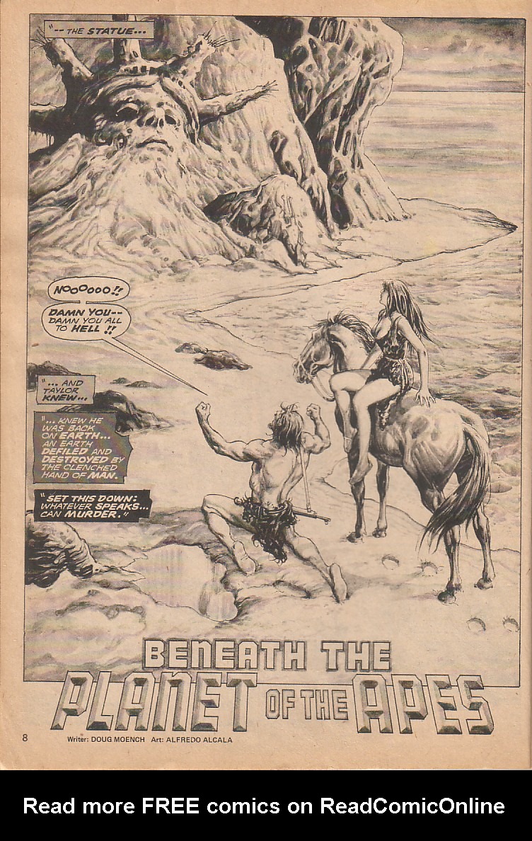 Read online Planet of the Apes comic -  Issue #7 - 8
