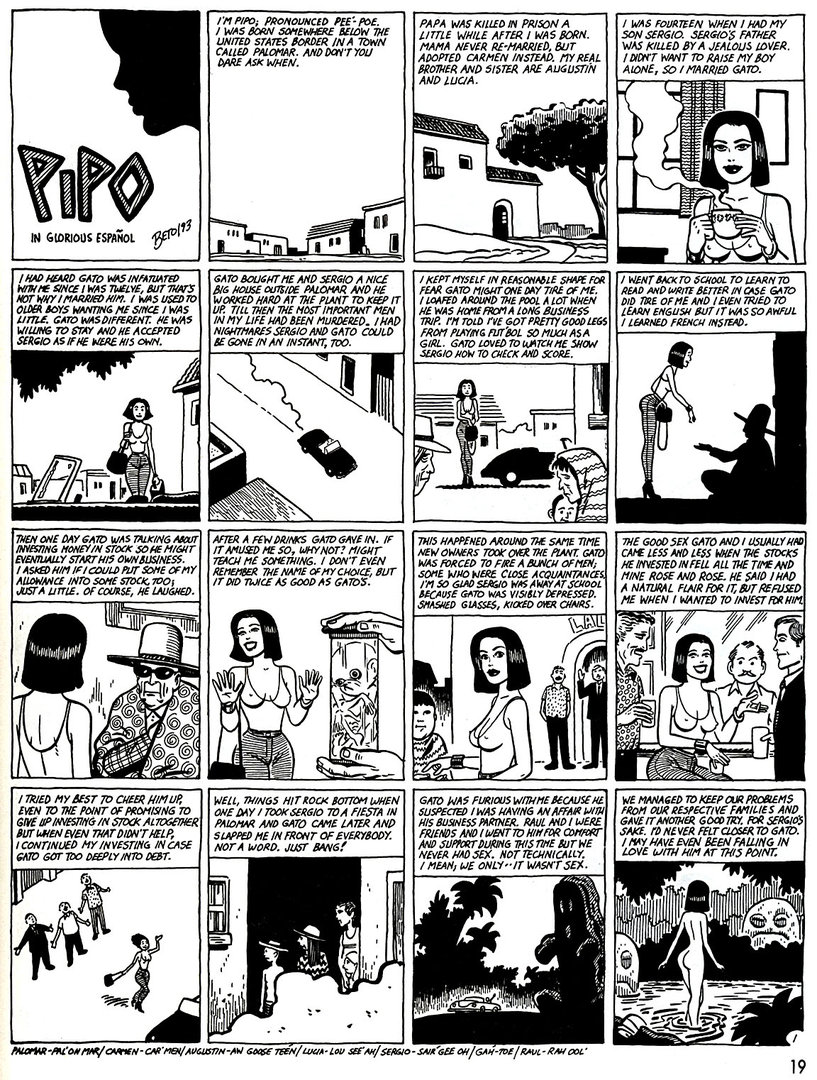 Read online Love and Rockets (1982) comic -  Issue #43 - 21