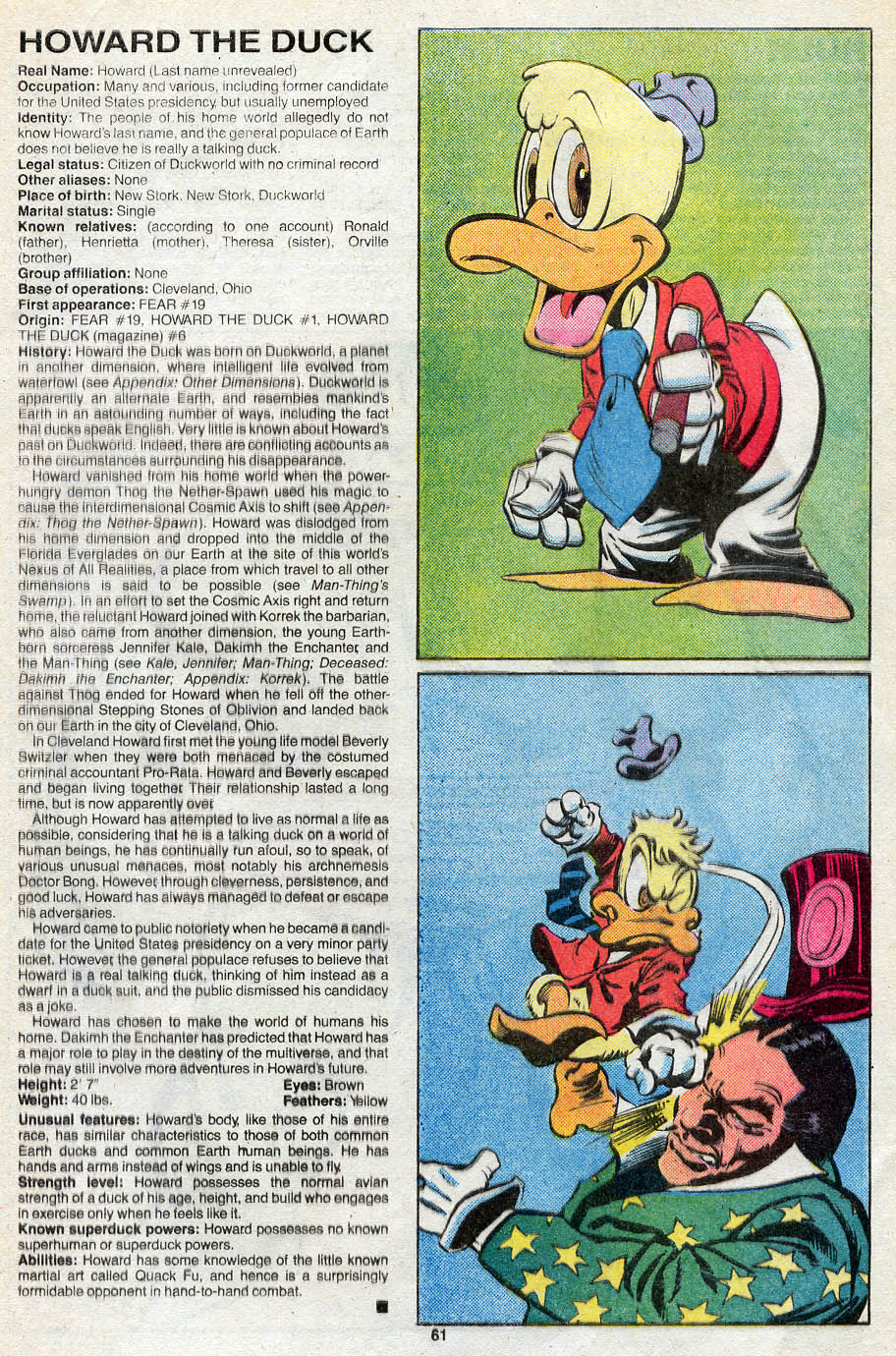Read online The Official Handbook of the Marvel Universe Deluxe Edition comic -  Issue #5 - 63