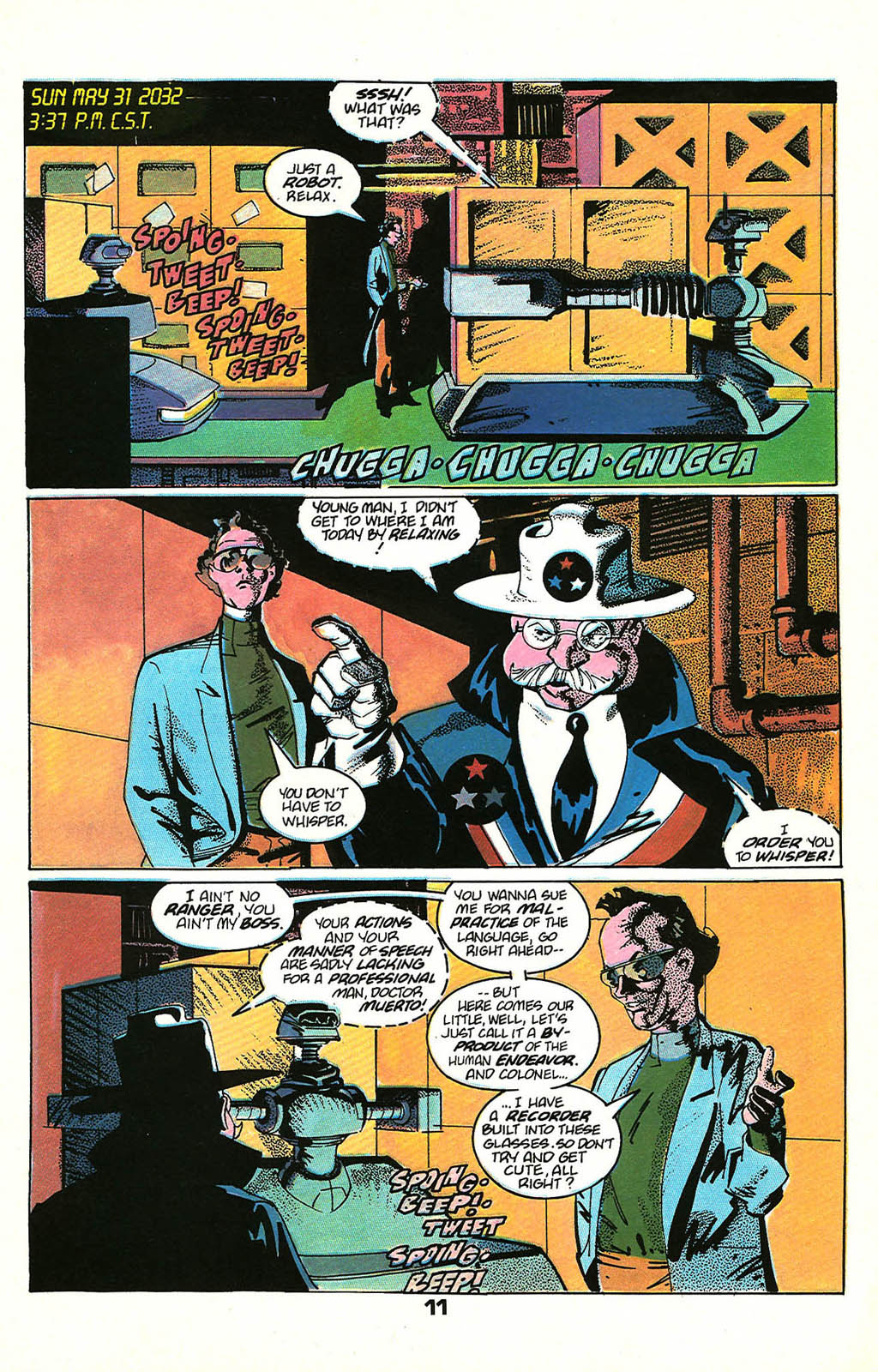 Read online American Flagg! comic -  Issue #48 - 13