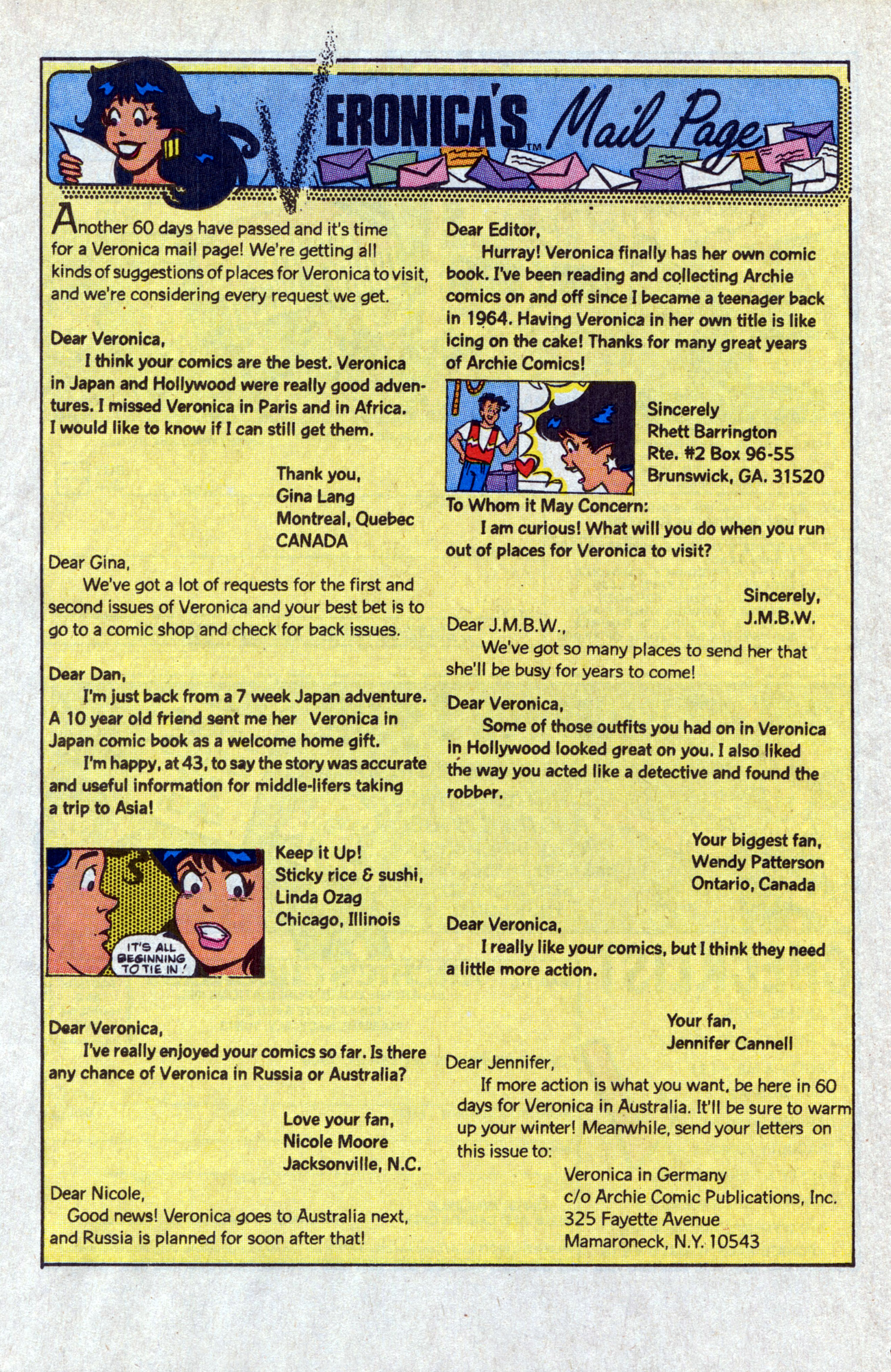 Read online Veronica comic -  Issue #6 - 11