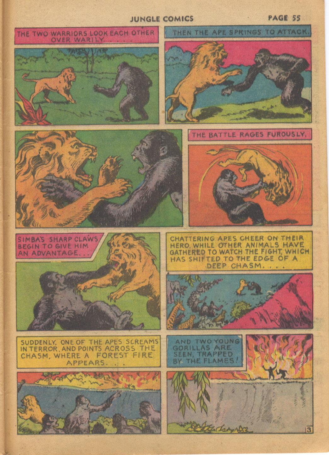 Read online Jungle Comics comic -  Issue #10 - 56