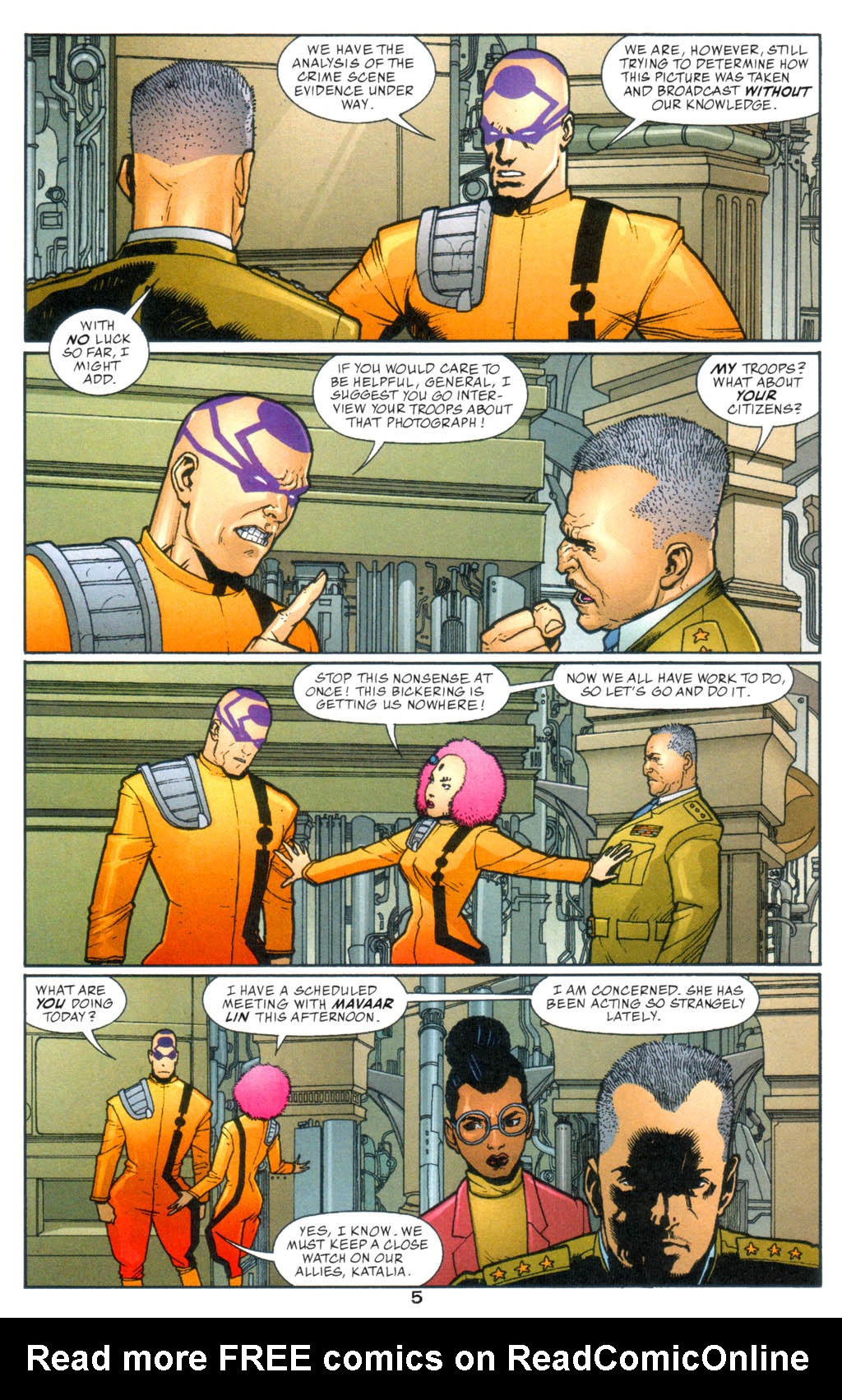 Read online Haven: The Broken City comic -  Issue #5 - 6