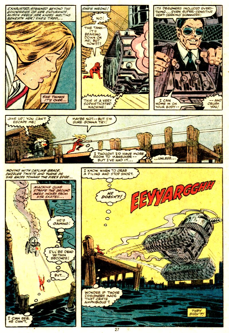 Read online Dazzler (1981) comic -  Issue #5 - 21
