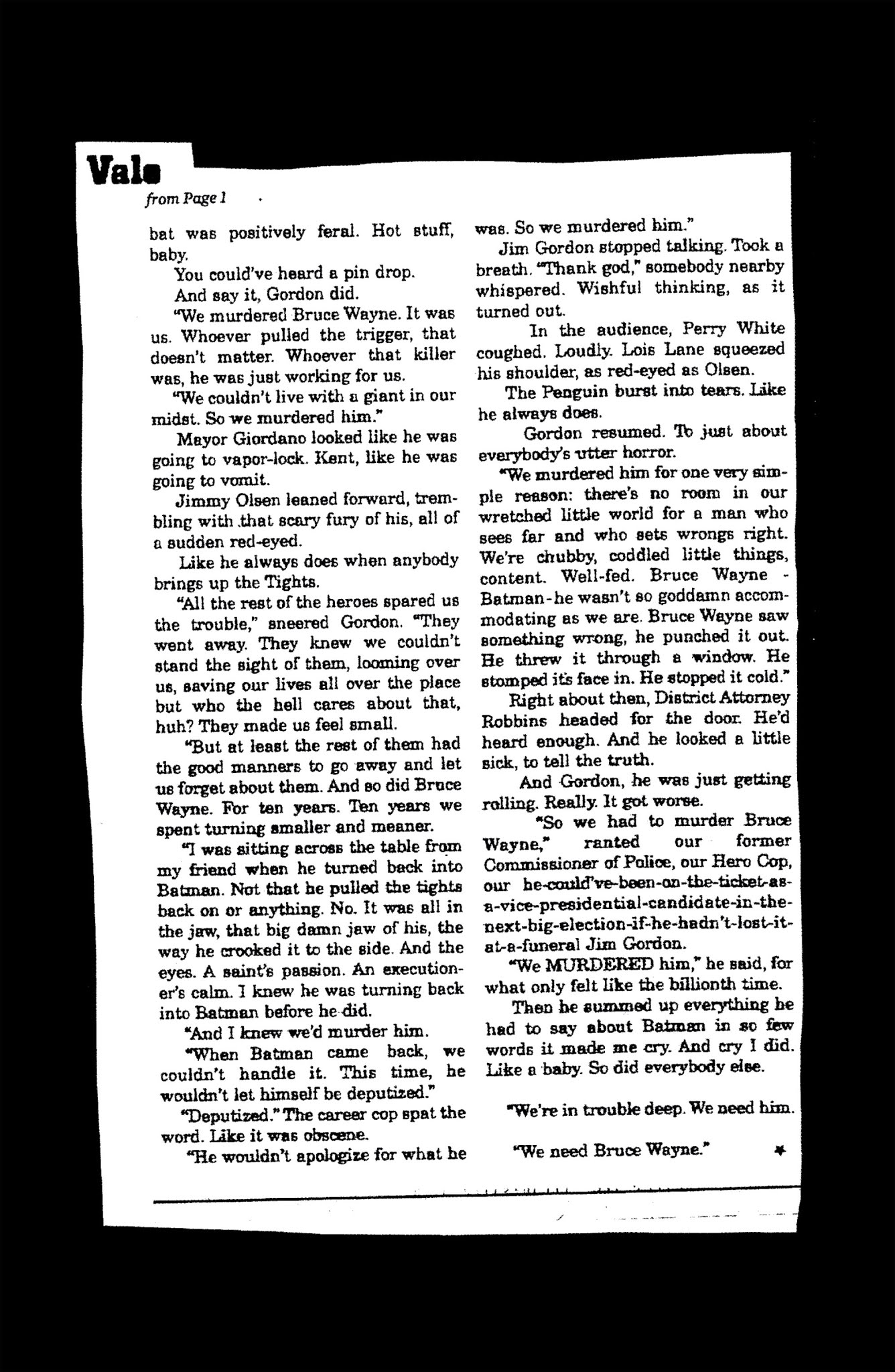 Read online Batman Noir: The Dark Knight Strikes Again comic -  Issue # TPB (Part 1) - 6