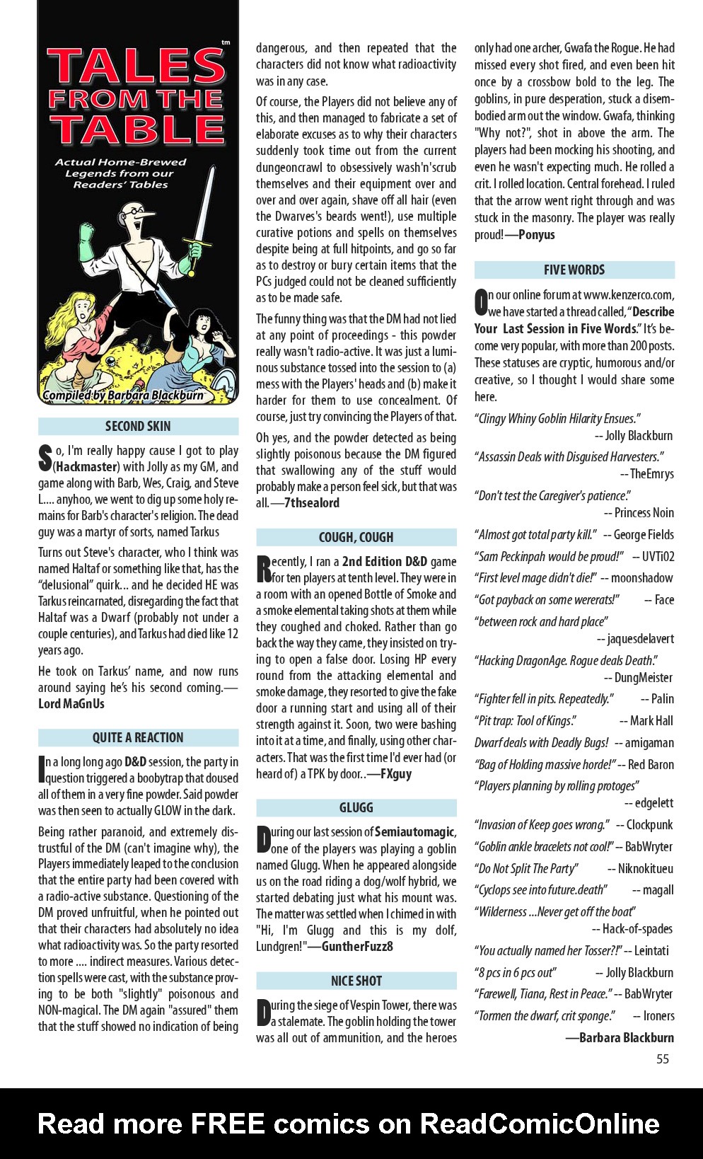 Read online Knights of the Dinner Table comic -  Issue #206 - 57