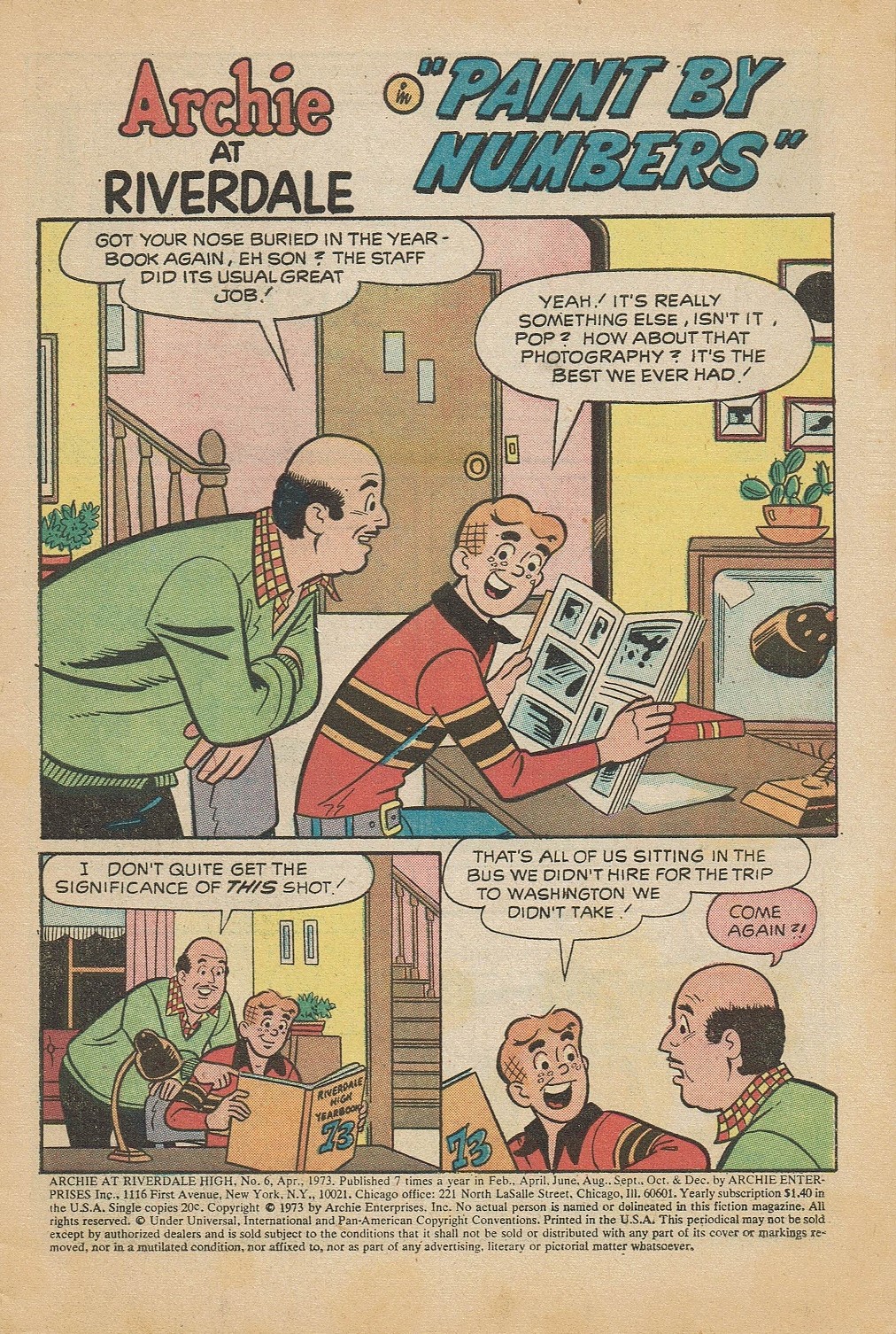 Read online Archie at Riverdale High (1972) comic -  Issue #6 - 3