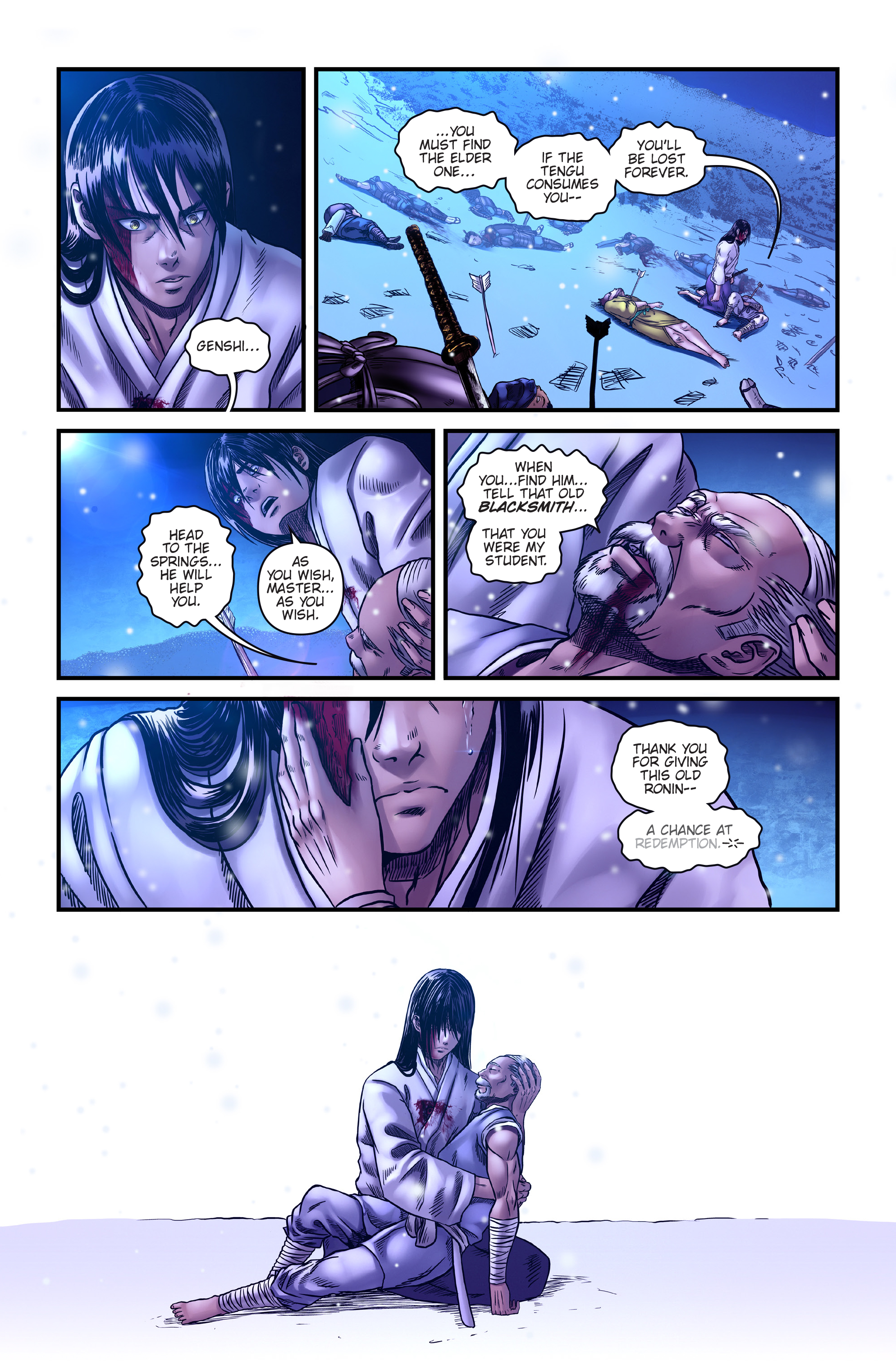 Read online Honor and Curse comic -  Issue #5 - 21