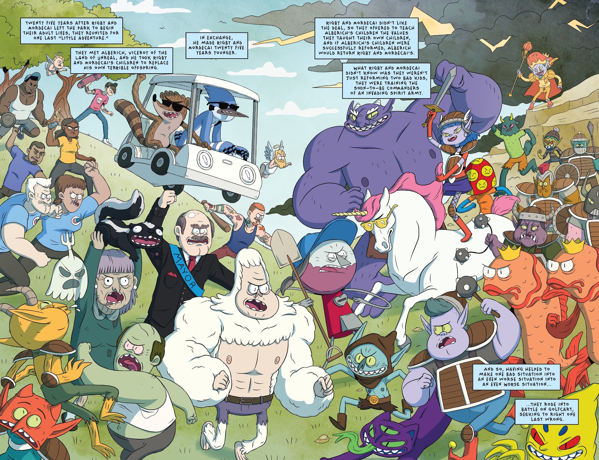 Read online Regular Show: 25 Years Later comic -  Issue #6 - 4