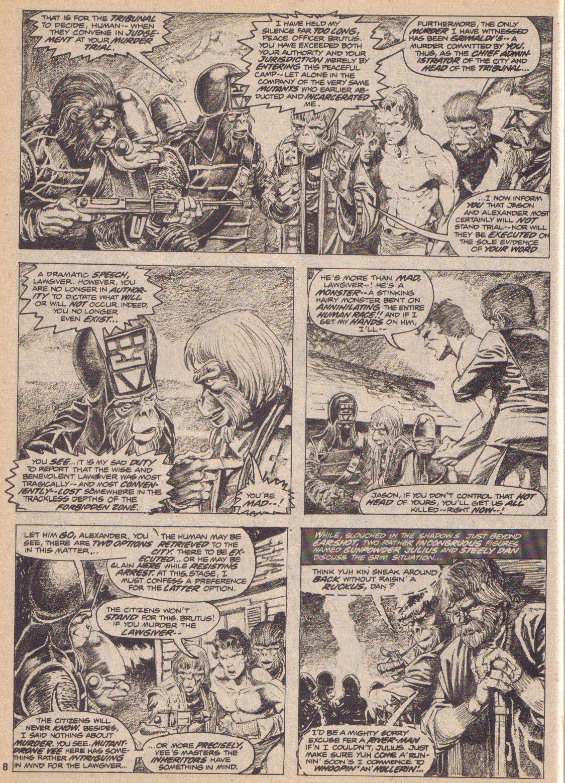 Read online Planet of the Apes comic -  Issue #8 - 8