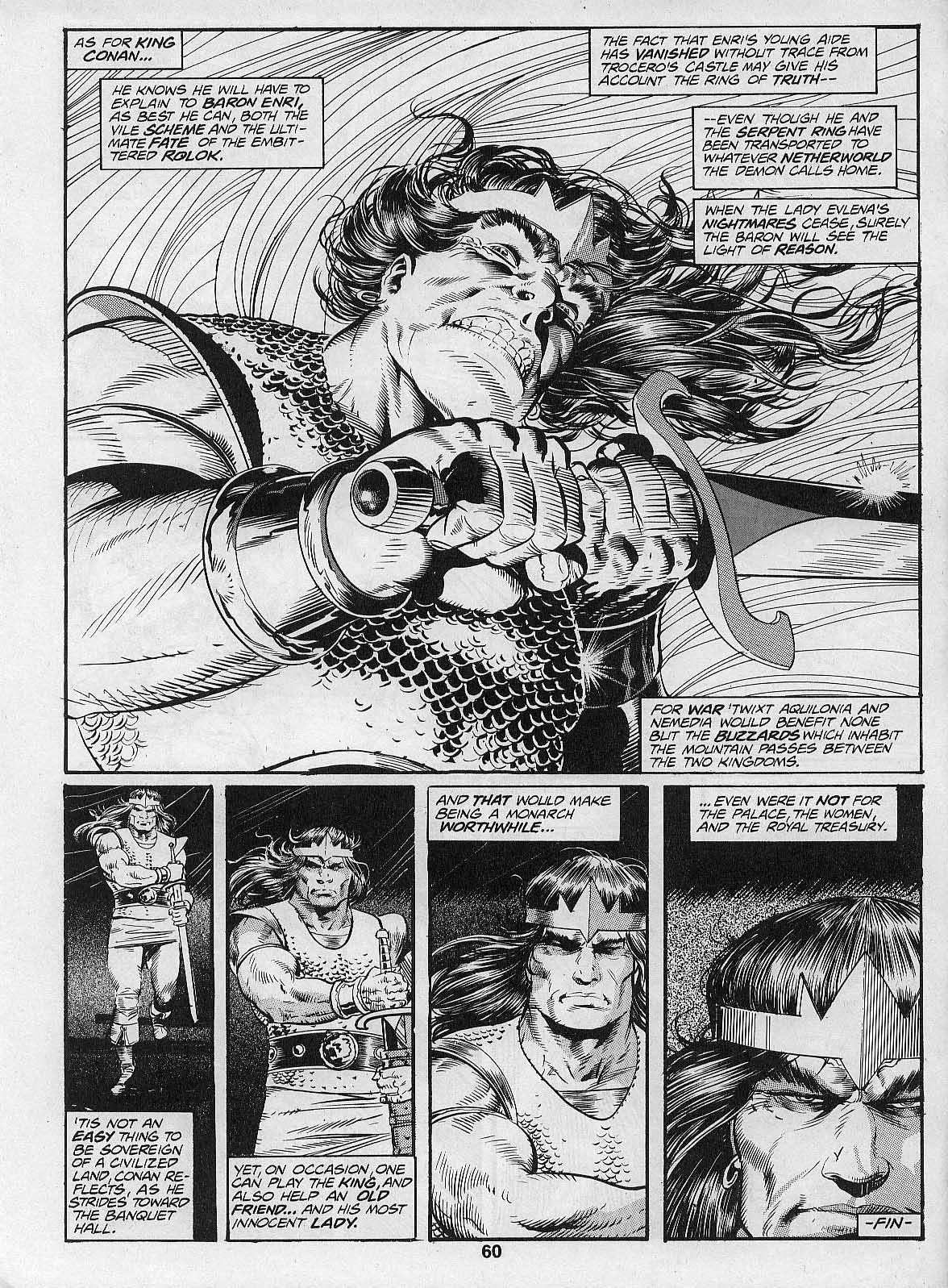 Read online The Savage Sword Of Conan comic -  Issue #205 - 62