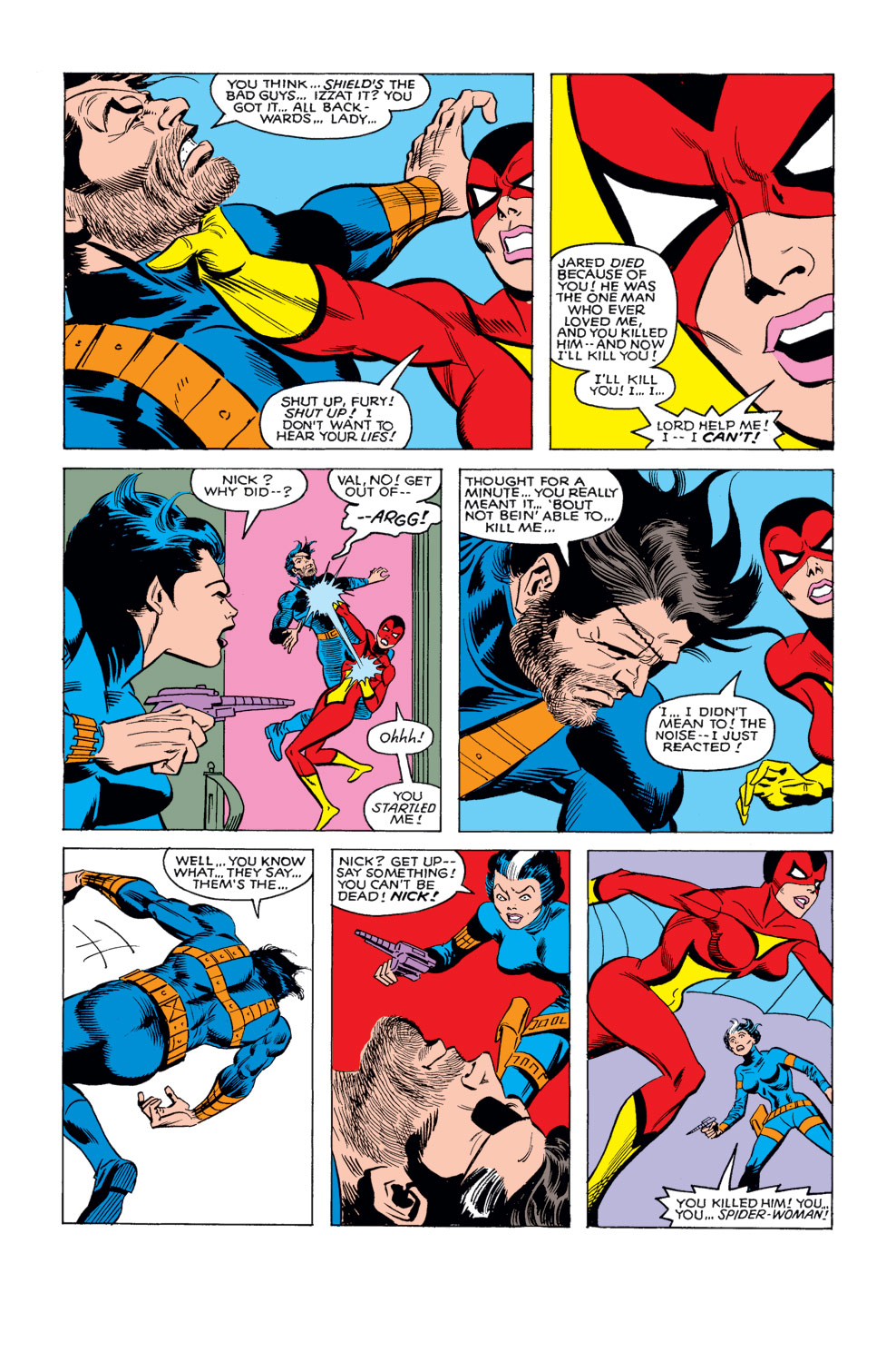 Read online What If? (1977) comic -  Issue #17 - Ghost Rider, Spider-Woman and Captain Marvel were villains - 17