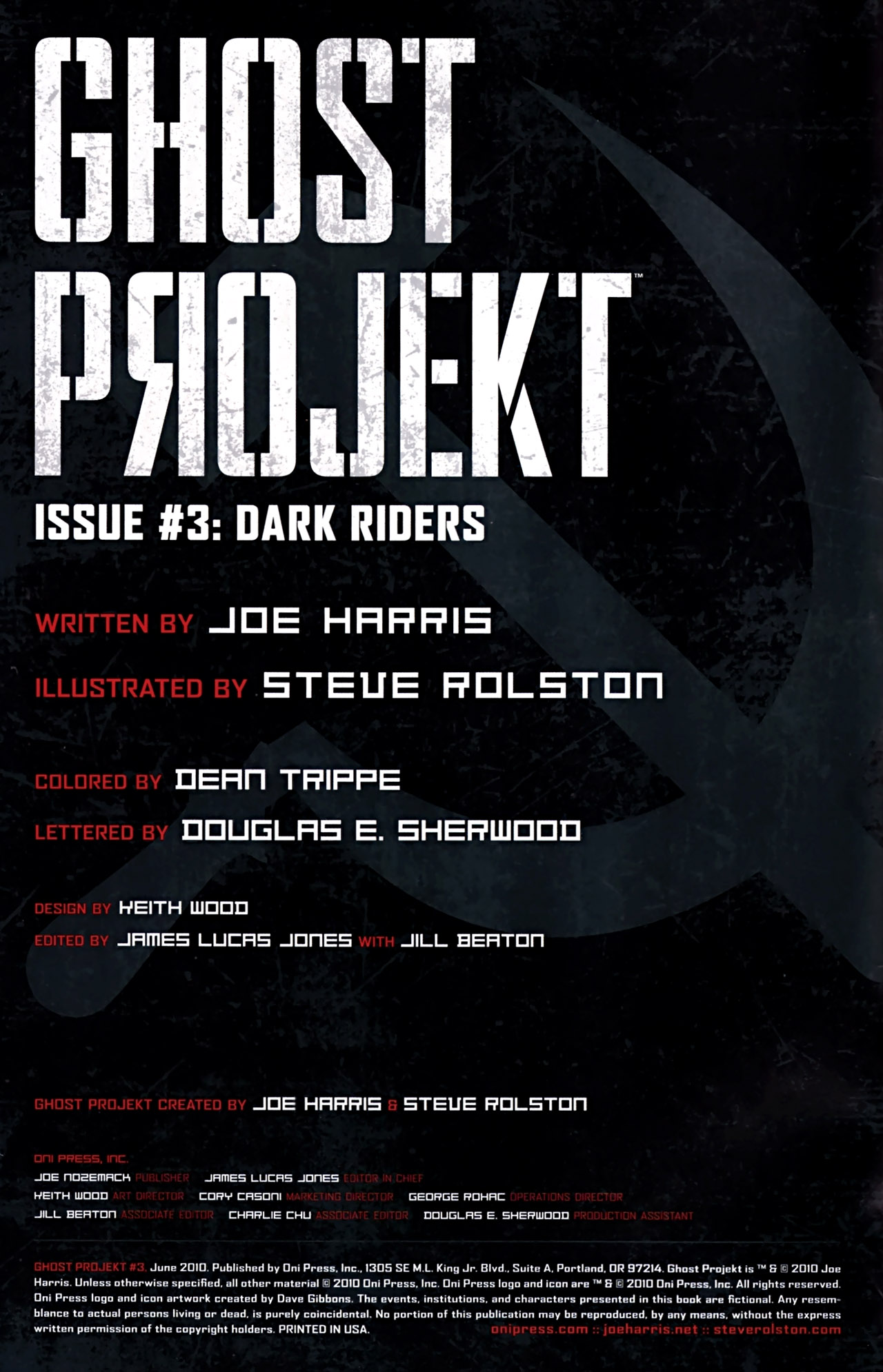 Read online Ghost Projekt comic -  Issue #3 - 2