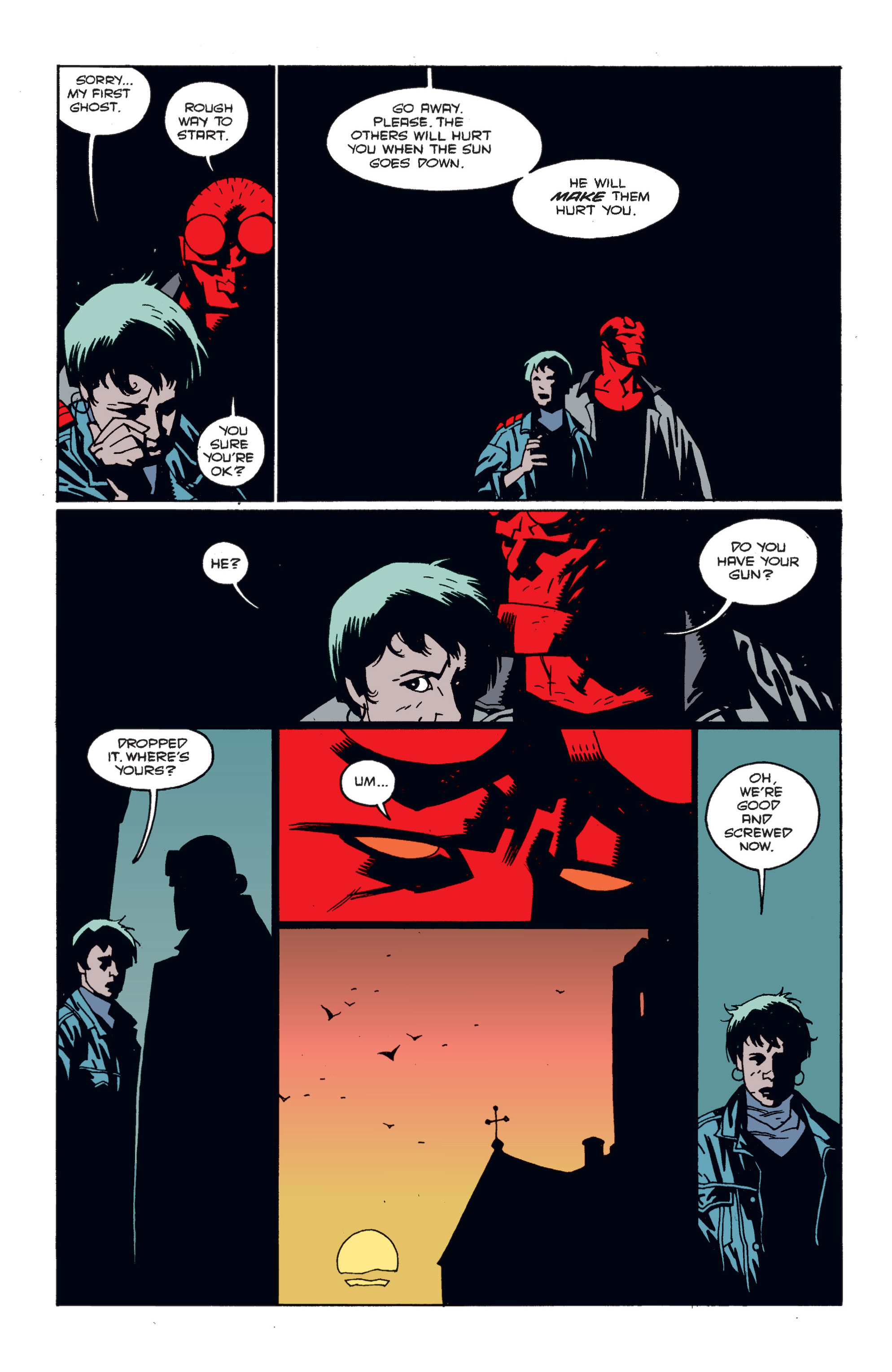 Read online Hellboy comic -  Issue #3 - 99